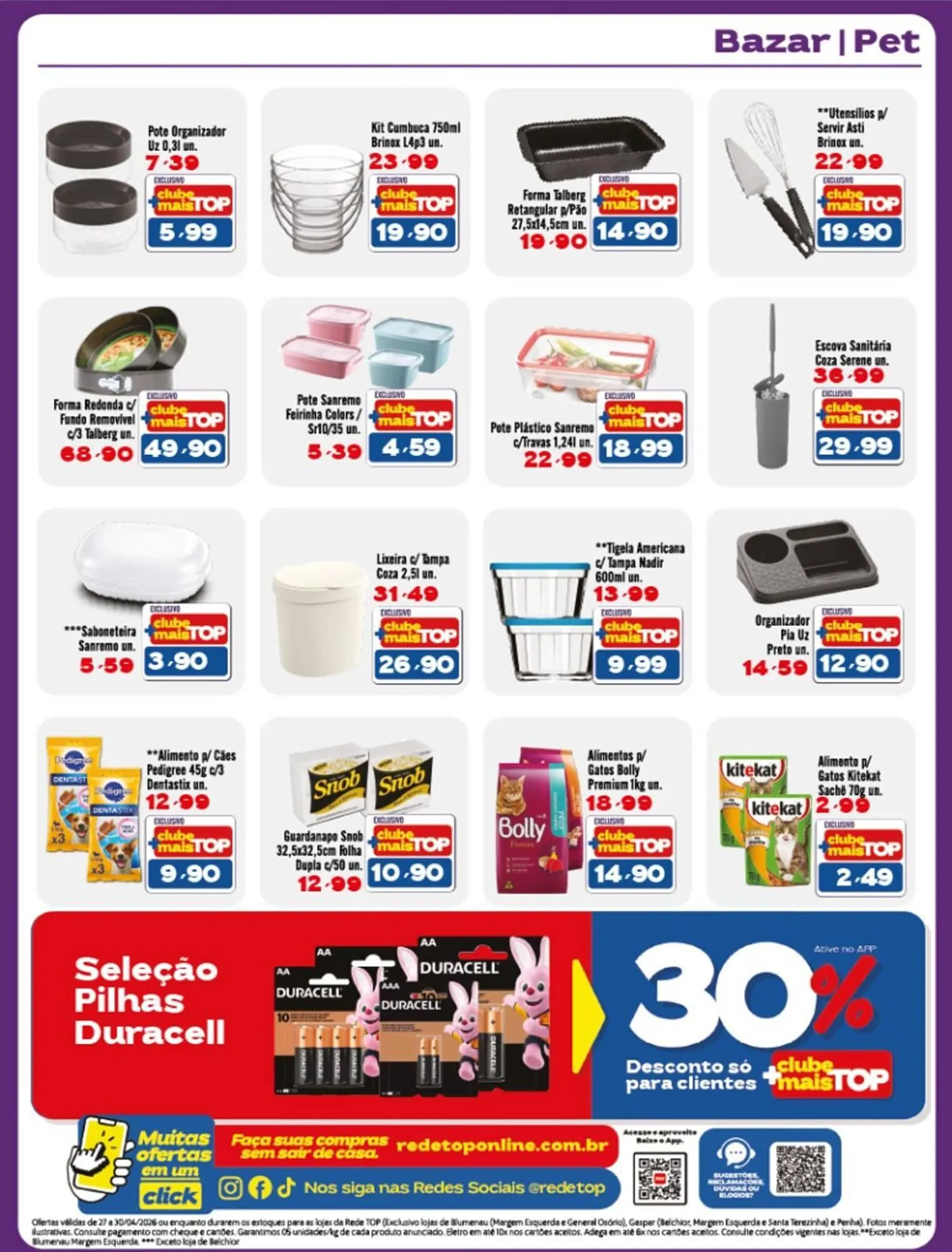 Encarte de Encarte Rede Top 28 de abril até 30 de abril 2026 - Pagina 7