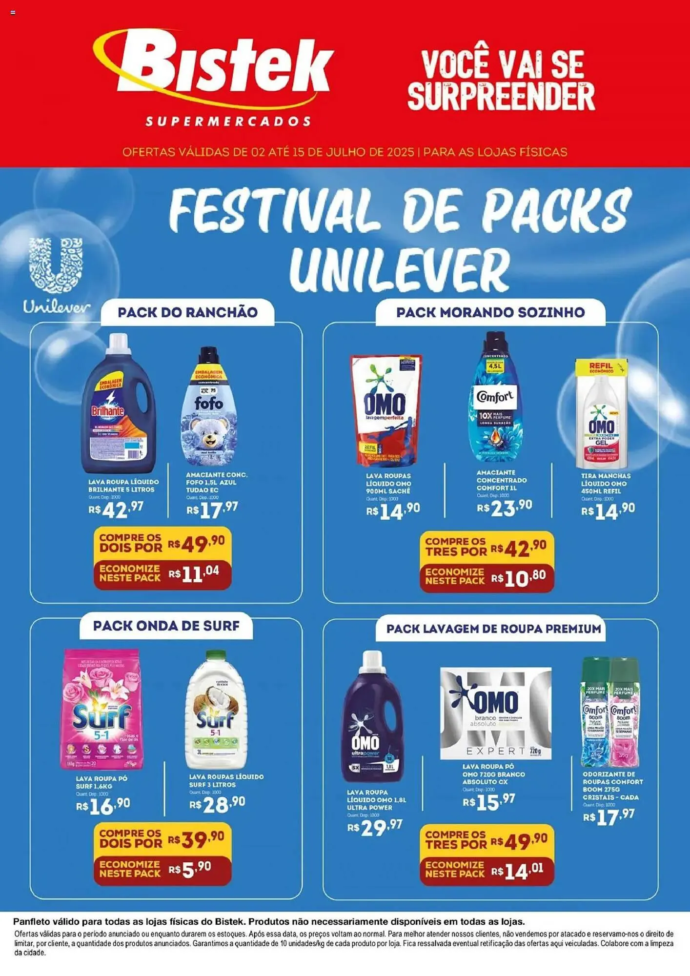 Encarte de Catálogo Bistek Supermercados 2 de julho até 15 de julho 2025 - Pagina 1