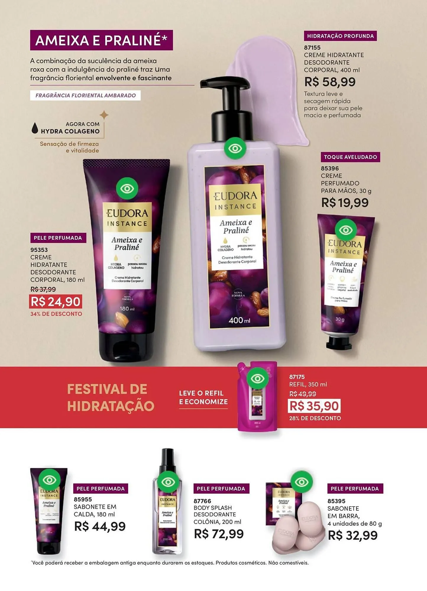 Encarte de Catálogo Eudora 24 de fevereiro até 31 de março 2026 - Pagina 86