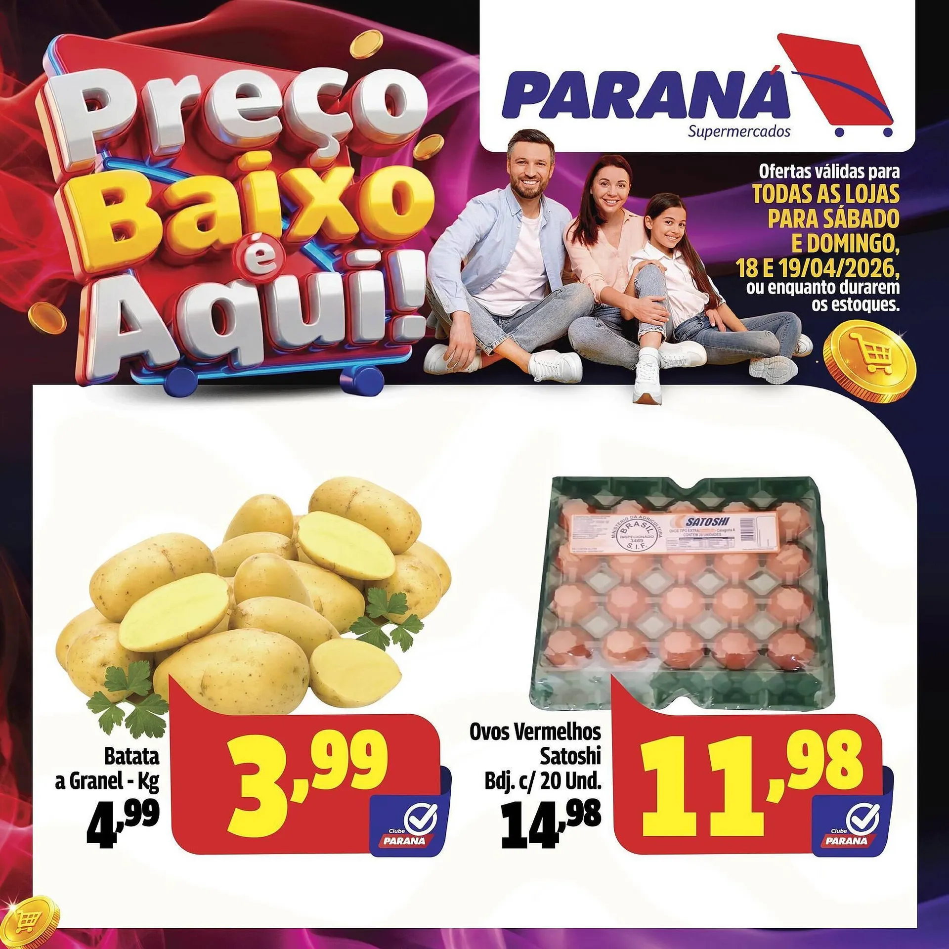 Encarte de Folheto Supermercado Paraná 18 de abril até 19 de abril 2026 - Pagina 2