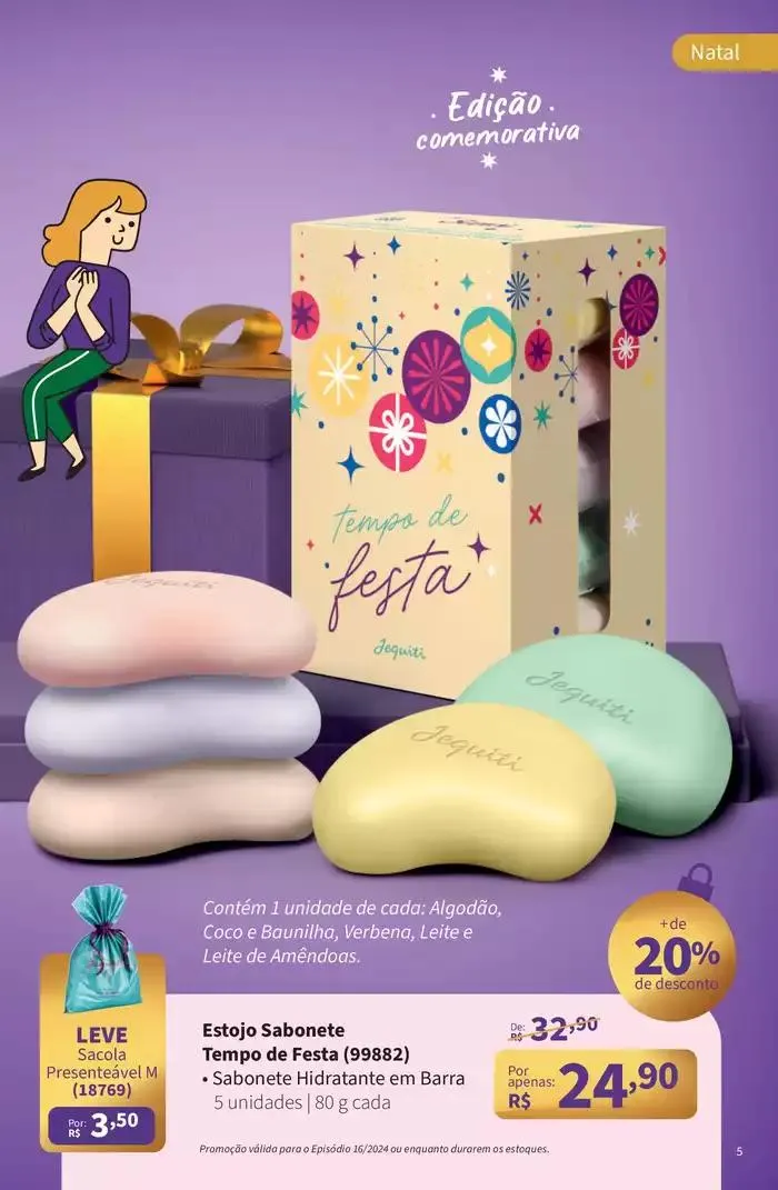 Encarte de Encarte Jequiti 15 de novembro até 31 de dezembro 2024 - Pagina 5
