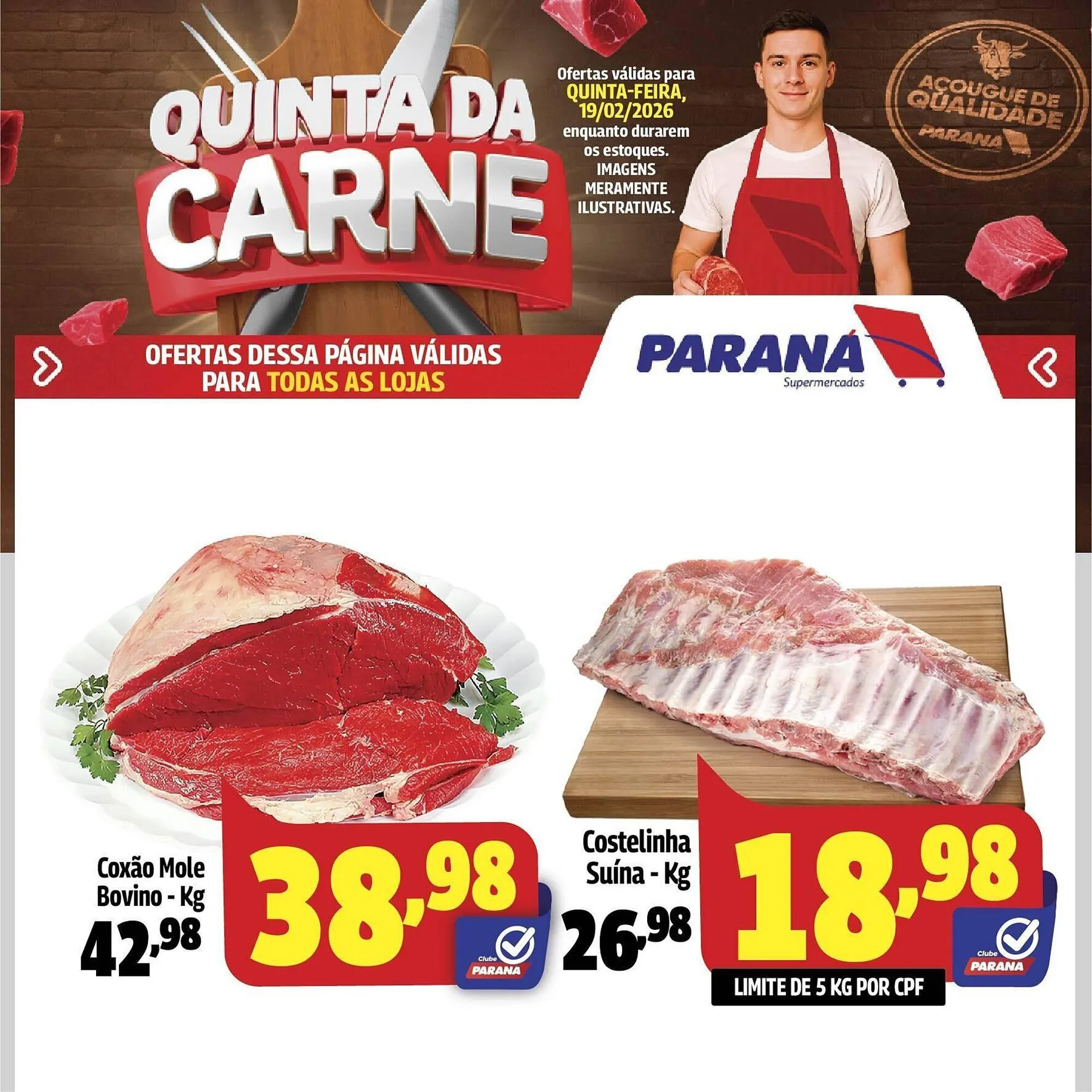 Encarte de Folheto Supermercado Paraná 19 de fevereiro até 19 de fevereiro 2026 - Pagina 3