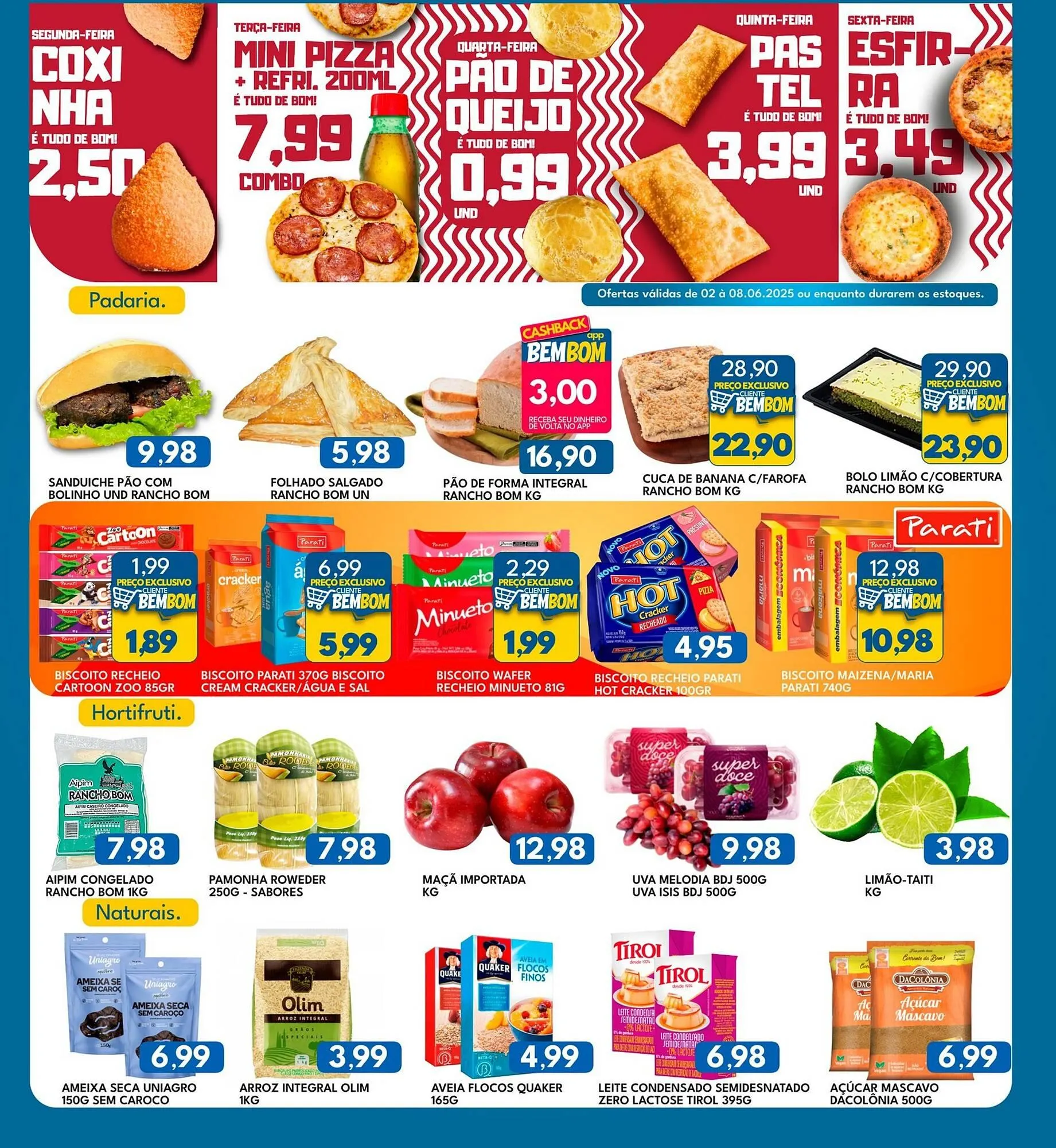 Encarte de Catálogo Rancho Bom Supermercados 2 de junho até 8 de junho 2025 - Pagina 4