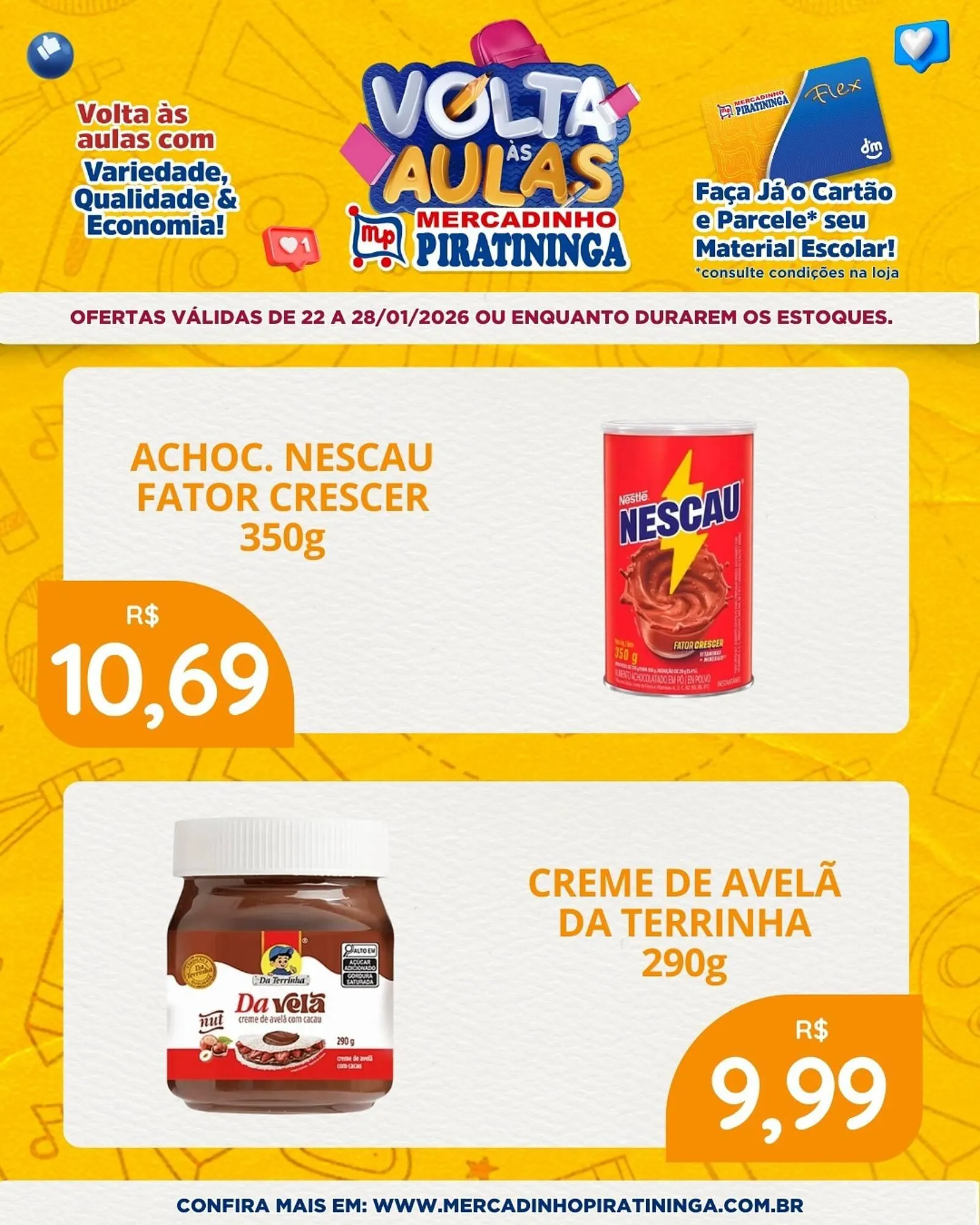 Encarte de Catálogo Mercadinho Piratininga 22 de janeiro até 28 de janeiro 2026 - Pagina 5