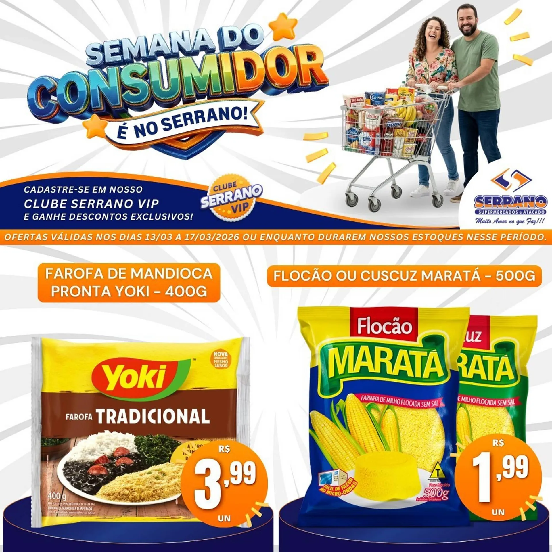 Encarte de Catálogo Serrano Supermercado 13 de março até 17 de março 2026 - Pagina 5