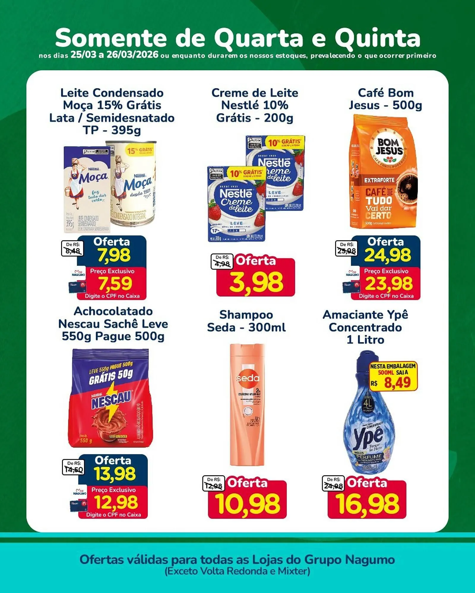 Encarte de Folheto Nagumo 25 de março até 26 de março 2026 - Pagina 3