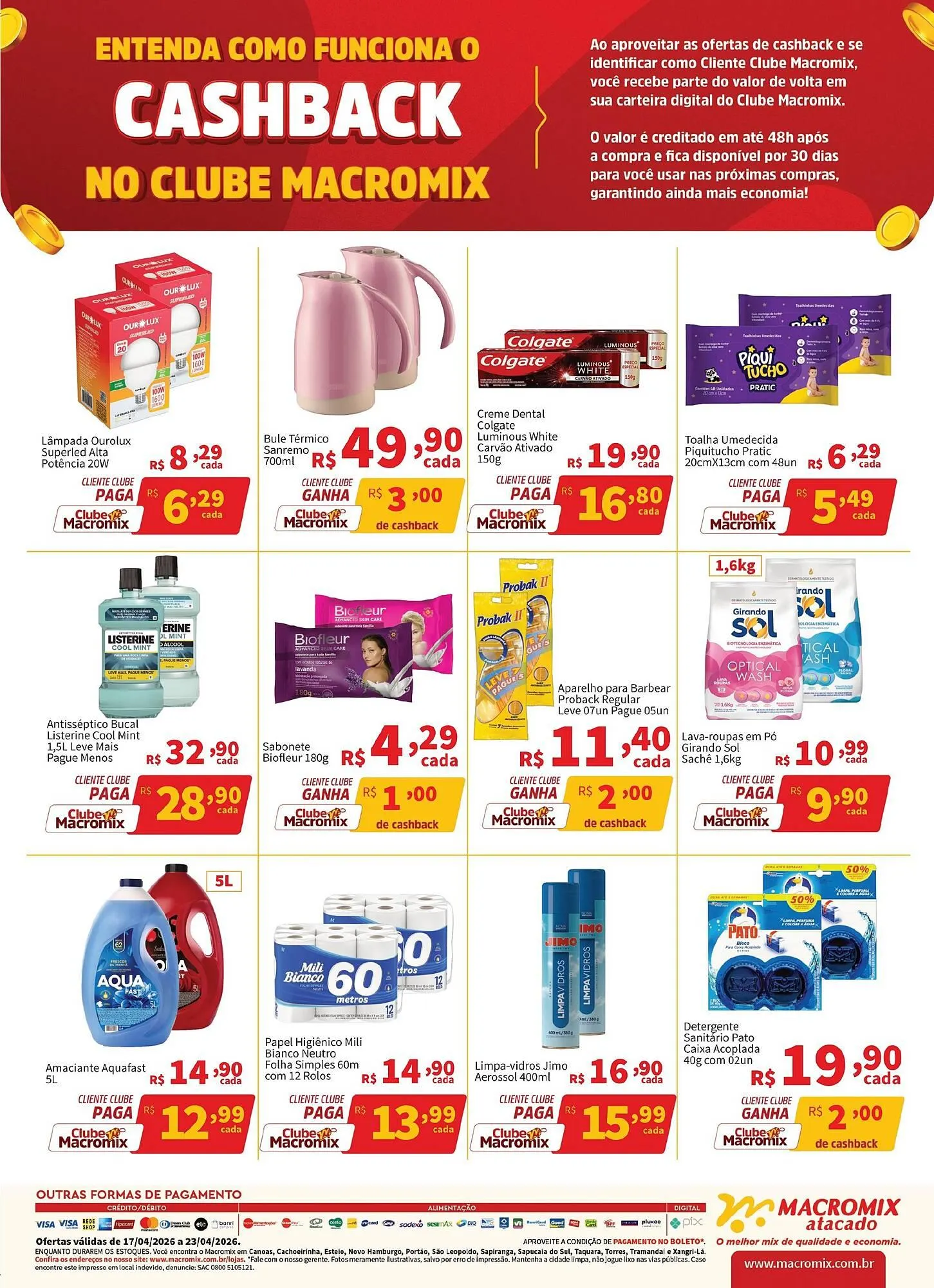 Encarte de Catálogo Macromix Atacado 17 de abril até 23 de abril 2026 - Pagina 3