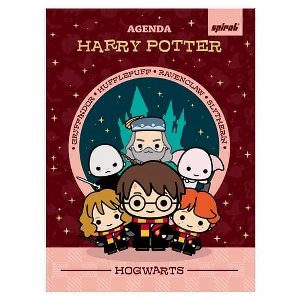 Agenda Permanente Harry Potter, 114 folhas, 2514902, Spiral Hpc - PT 1 UN