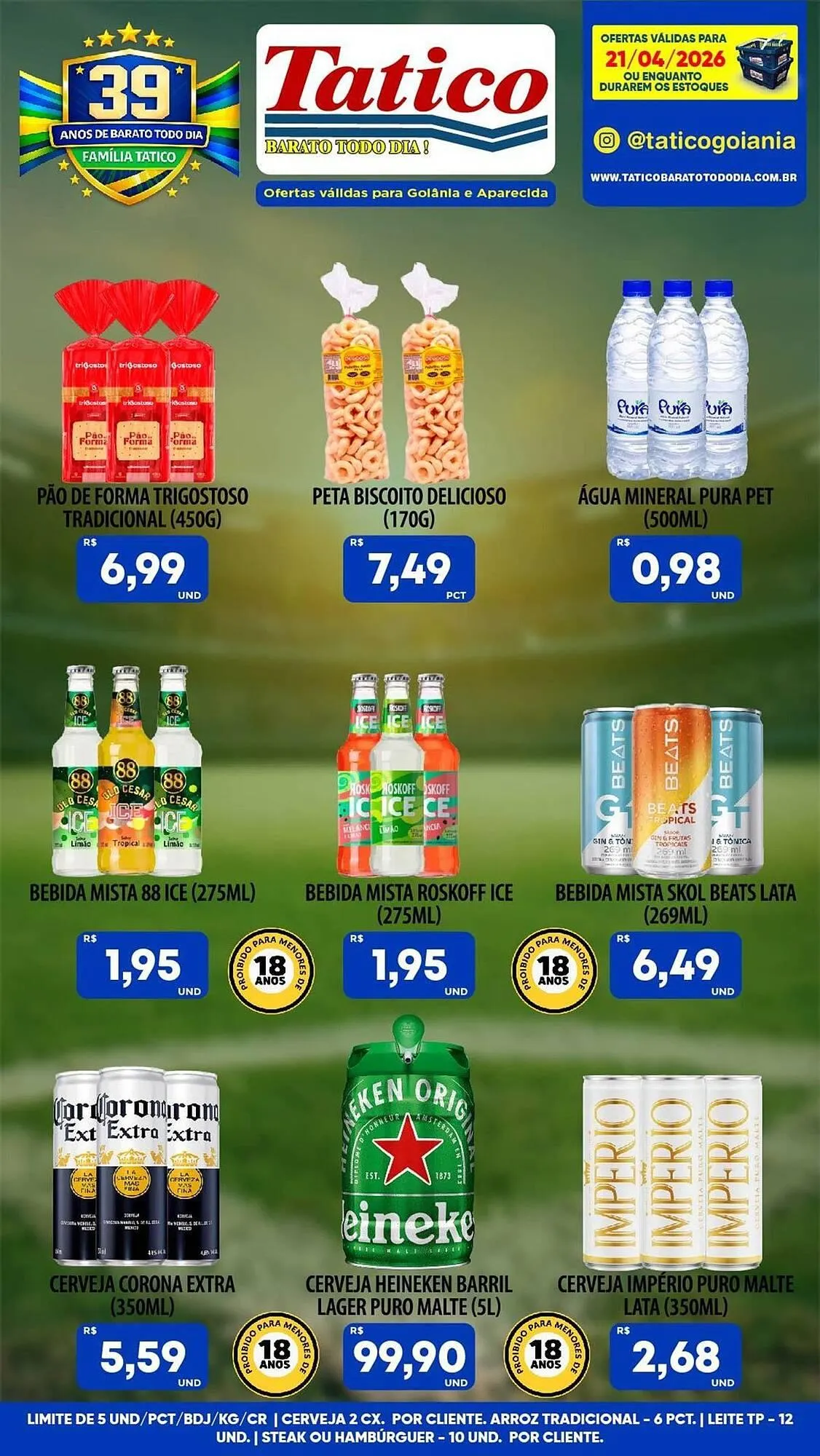 Encarte de Tabloide Tatico 21 de abril até 21 de abril 2026 - Pagina 19