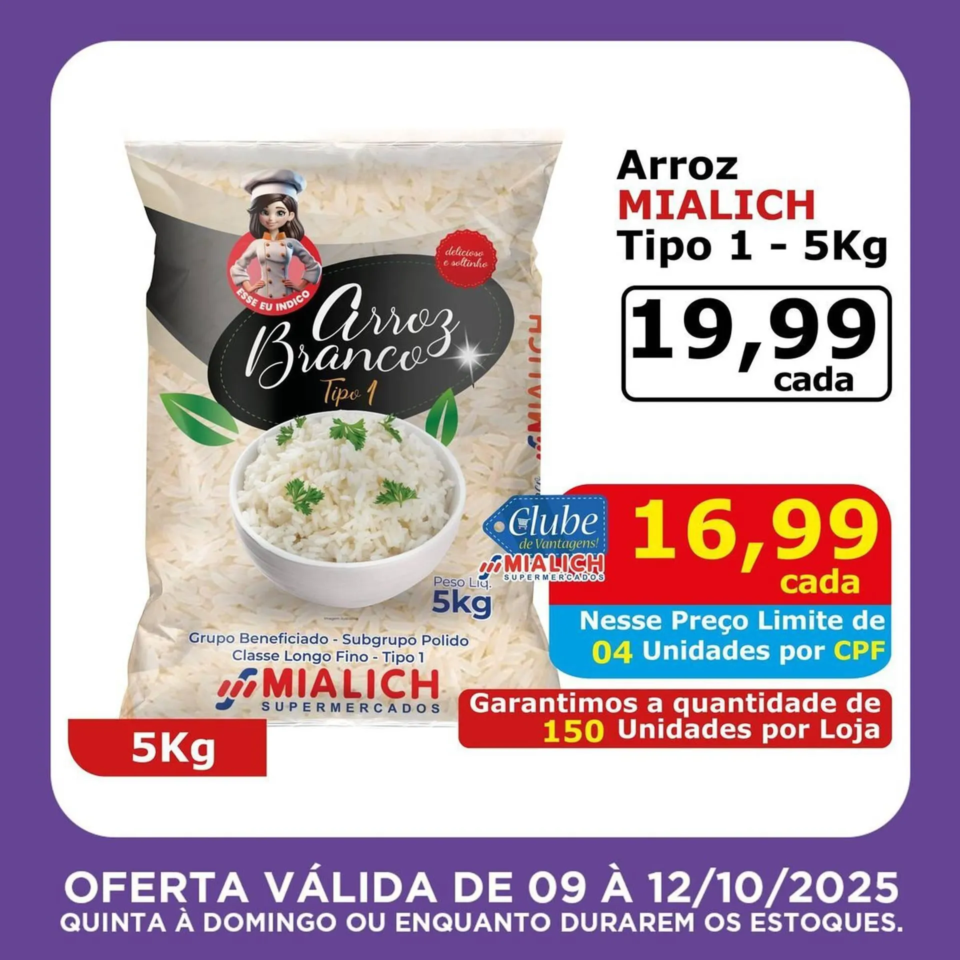 Encarte de Catálogo Mialich Supermercados 9 de outubro até 12 de outubro 2025 - Pagina 4