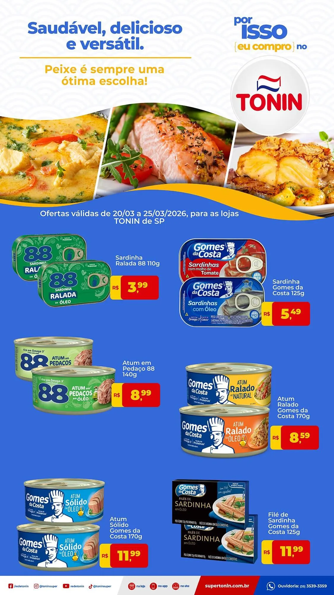 Encarte de Catálogo Tonin Superatacado 23 de março até 25 de março 2026 - Pagina 1