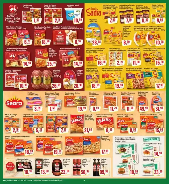 Encarte de Encarte Rede Supermarket 27 de novembro até 11 de dezembro 2024 - Pagina 4