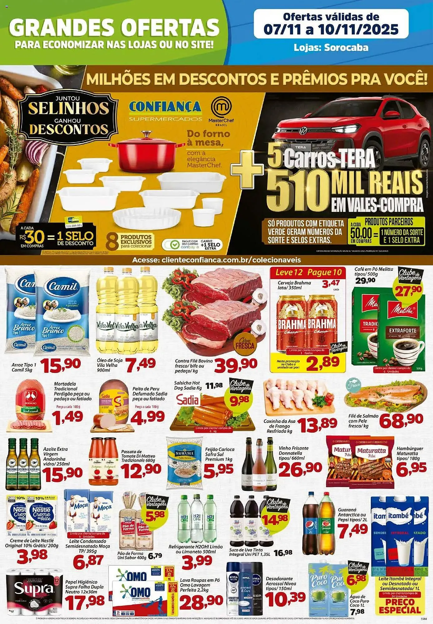 Encarte de Catálogo Confiança Supermercados 7 de novembro até 11 de novembro 2025 - Pagina 1