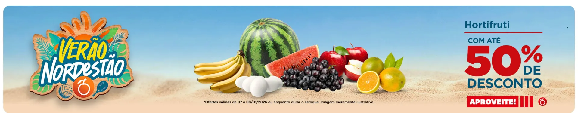 Encarte de Encarte Nordestão 7 de janeiro até 8 de janeiro 2026 - Pagina 1