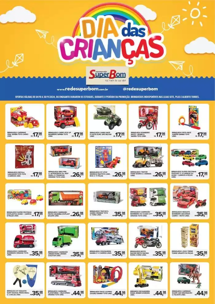 Encarte de Super Ofertas 1 de novembro até 30 de novembro 2024 - Pagina 1