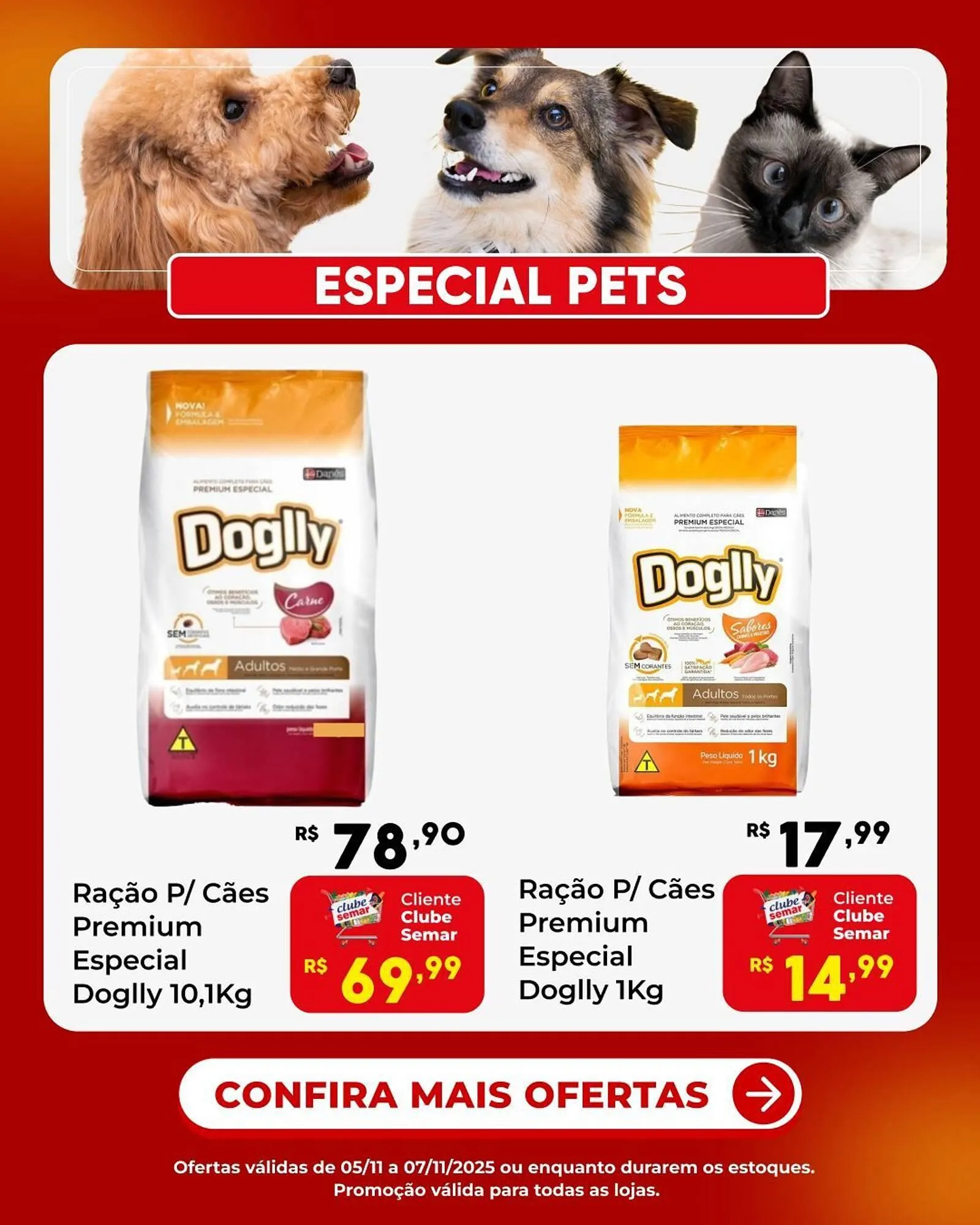 Encarte de Folheto Semar Supermercado 5 de novembro até 7 de novembro 2025 - Pagina 1