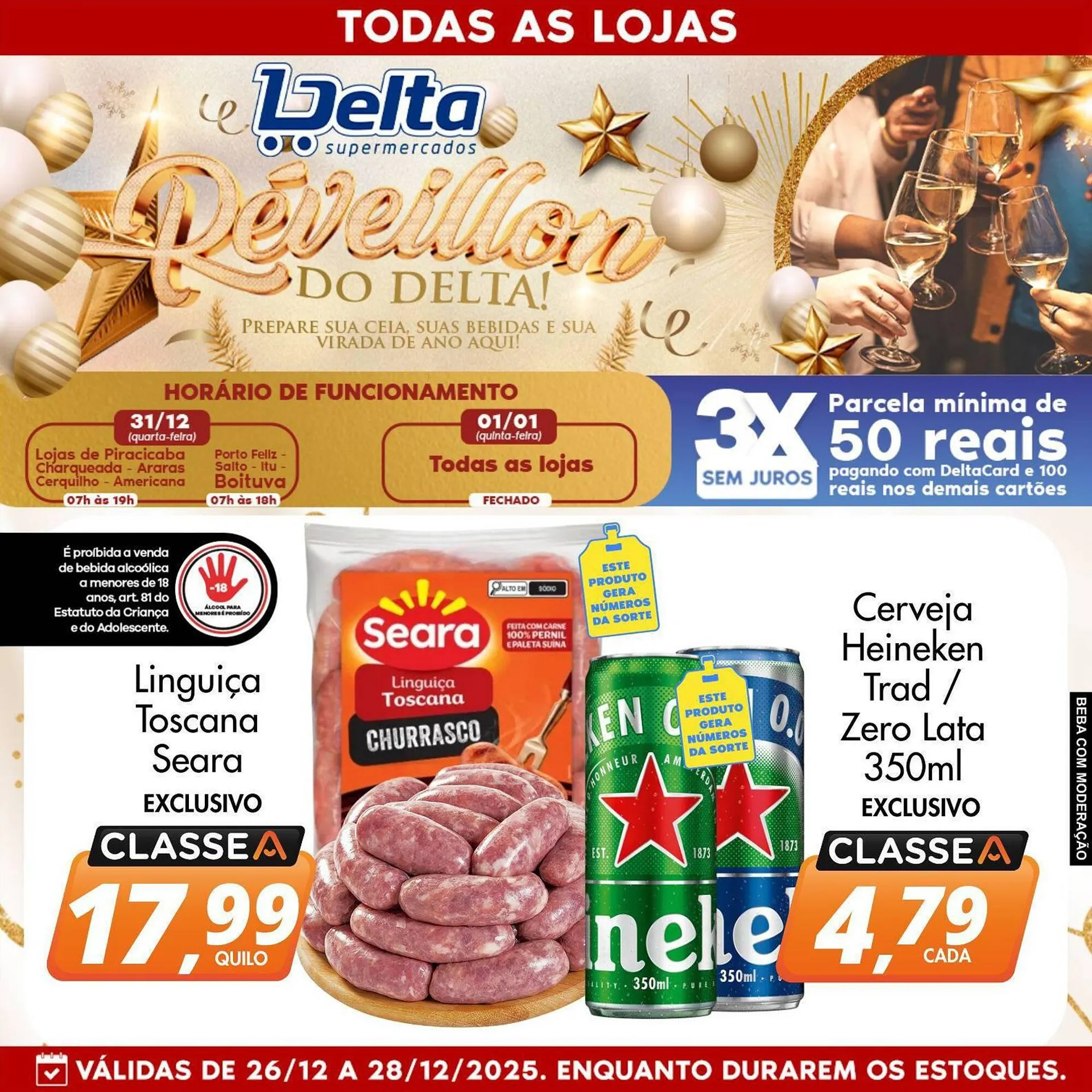 Encarte de Catálogo Delta Supermercados 26 de dezembro até 28 de dezembro 2025 - Pagina 1