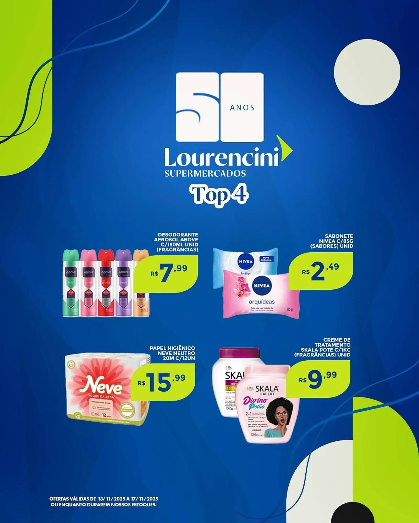 Encarte de Catálogo Lourencini Supermercados 13 de novembro até 17 de novembro 2025 - Pagina 3