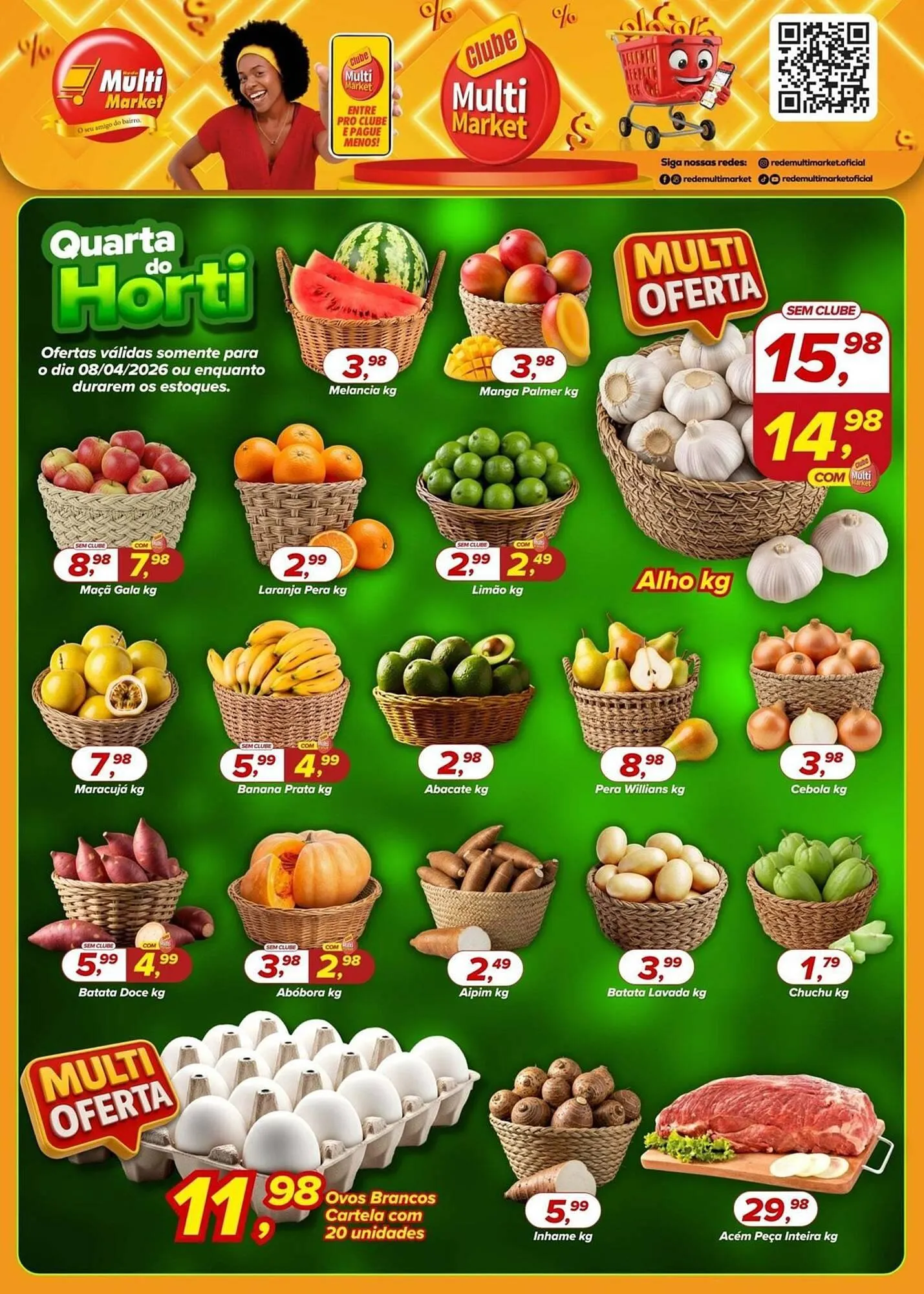 Encarte de Encarte Rede Multi Market 8 de abril até 8 de abril 2026 - Pagina 1