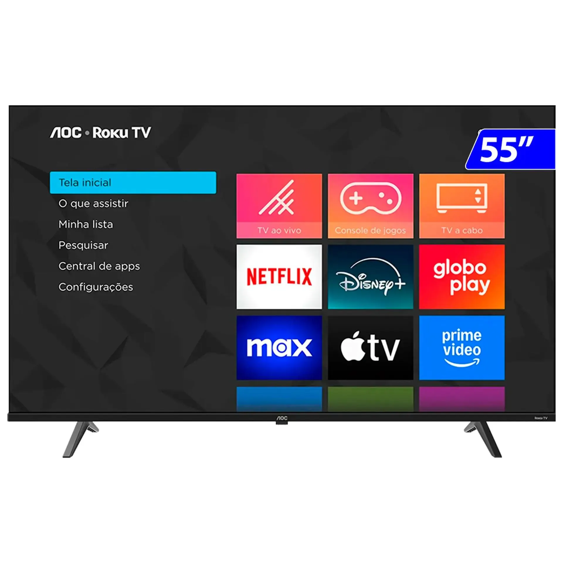 Smart TV AOC LED 55" 4K Wi-Fi HDR10 HDMI 55U7045/78G