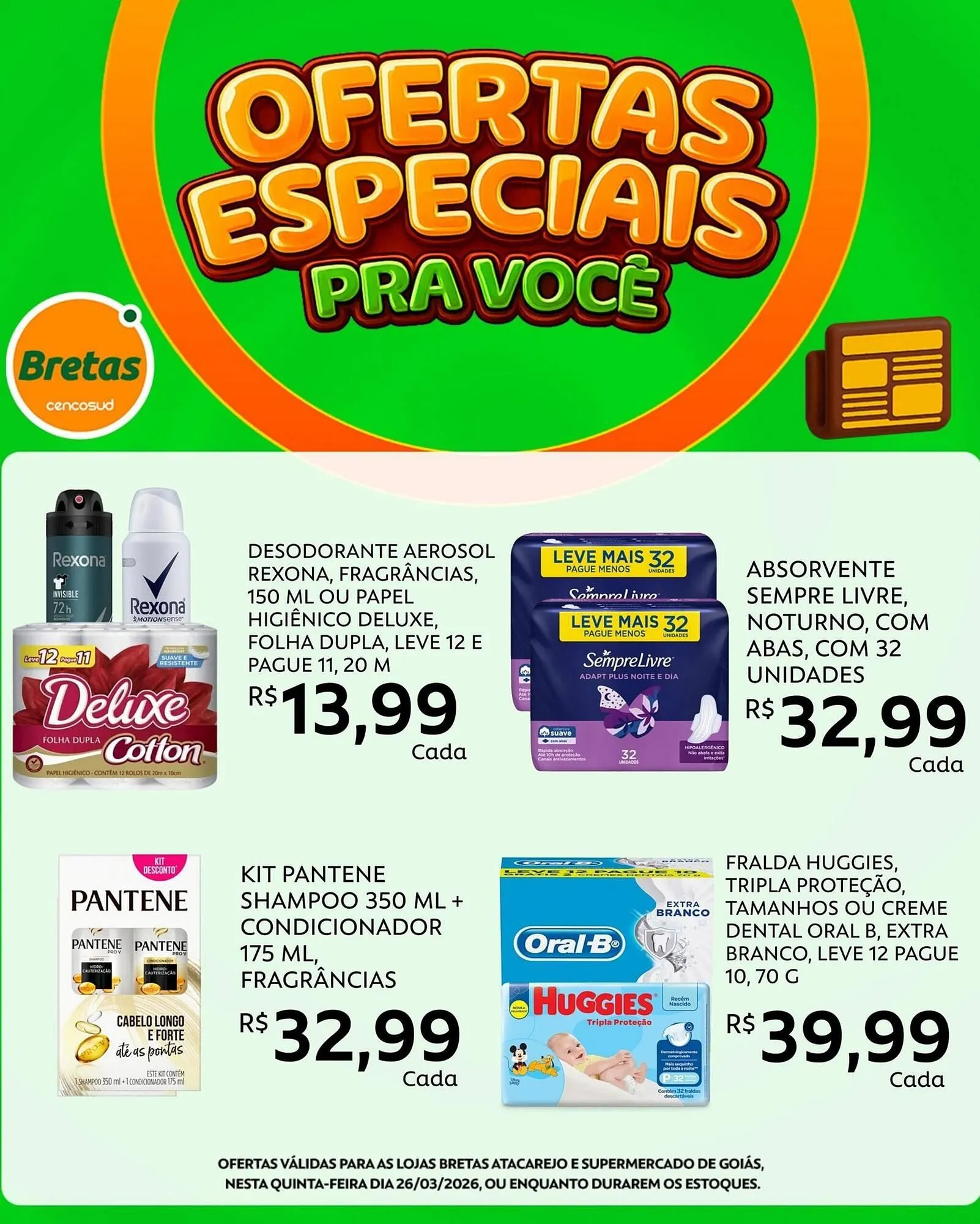 Encarte de Catálogo Supermercados Bretas 26 de março até 29 de março 2026 - Pagina 2