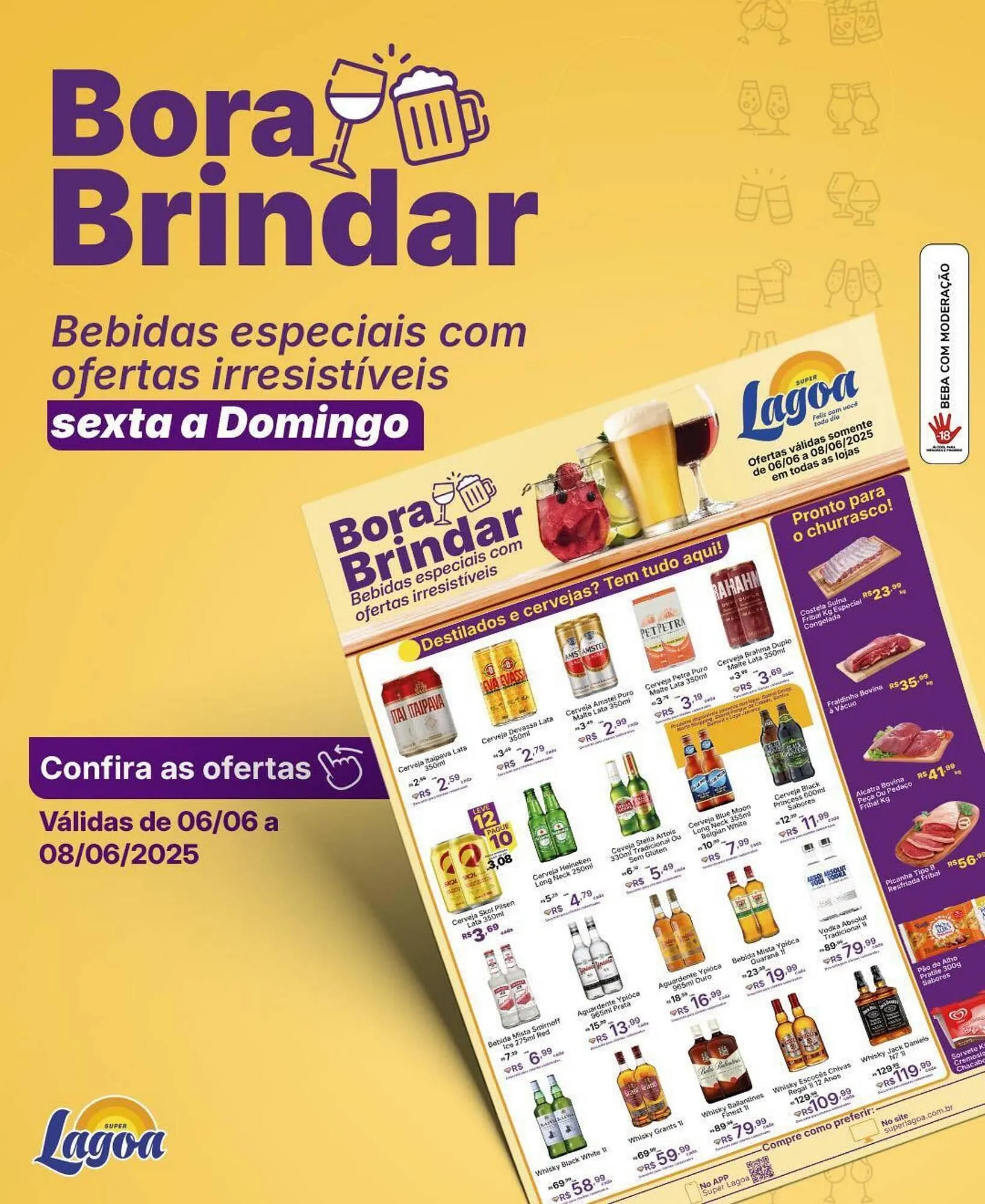 Encarte de Catálogo Super Lagoa 6 de junho até 8 de junho 2025 - Pagina 1