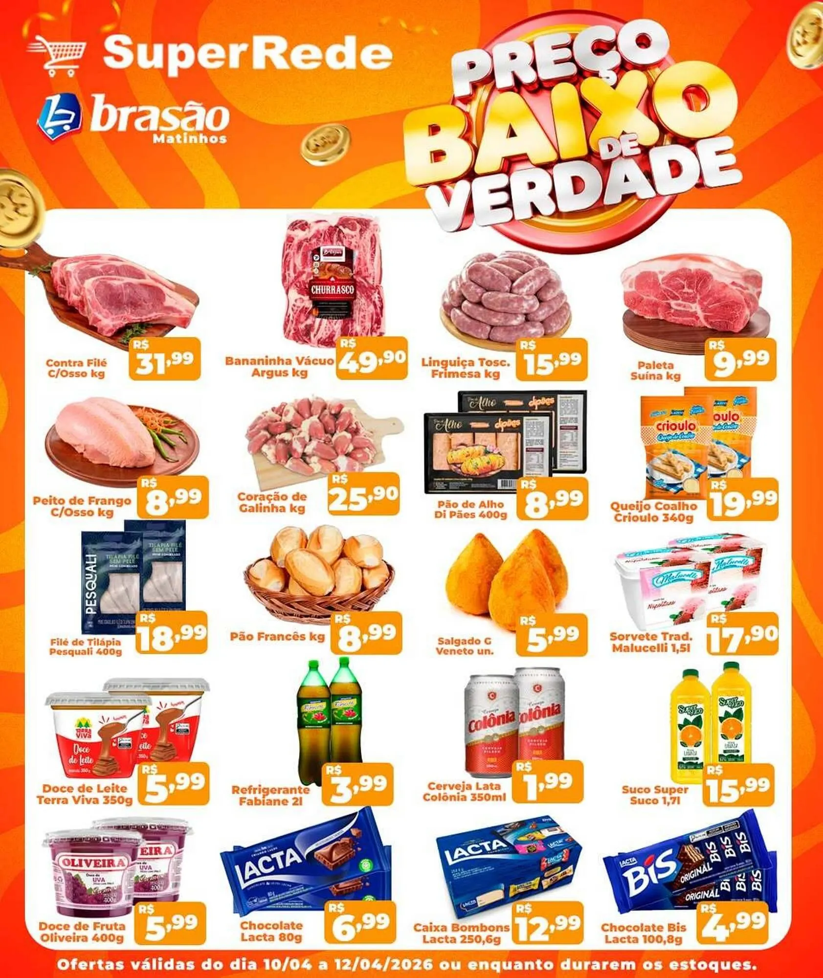 Encarte de Catálogo Super Rede Atacadista 10 de abril até 12 de abril 2026 - Pagina 1