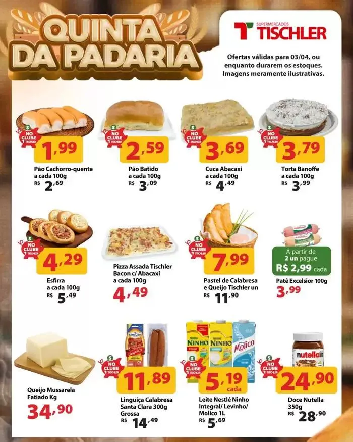 Encarte de Encarte Supermercados Tischler 3 de abril até 21 de abril 2025 - Pagina 3
