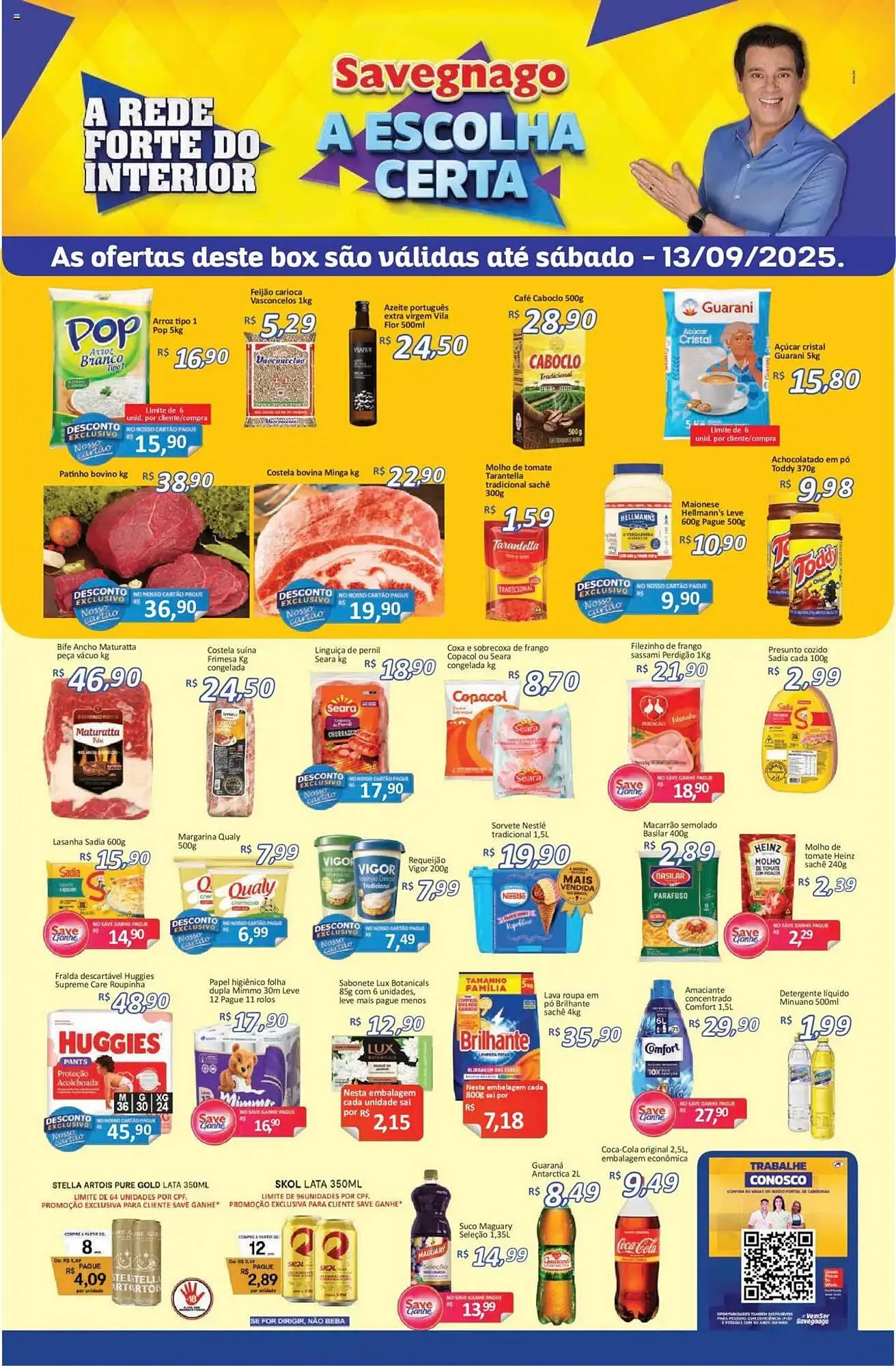 Encarte de Catálogo Supermercados Savegnago 11 de setembro até 14 de setembro 2025 - Pagina 1