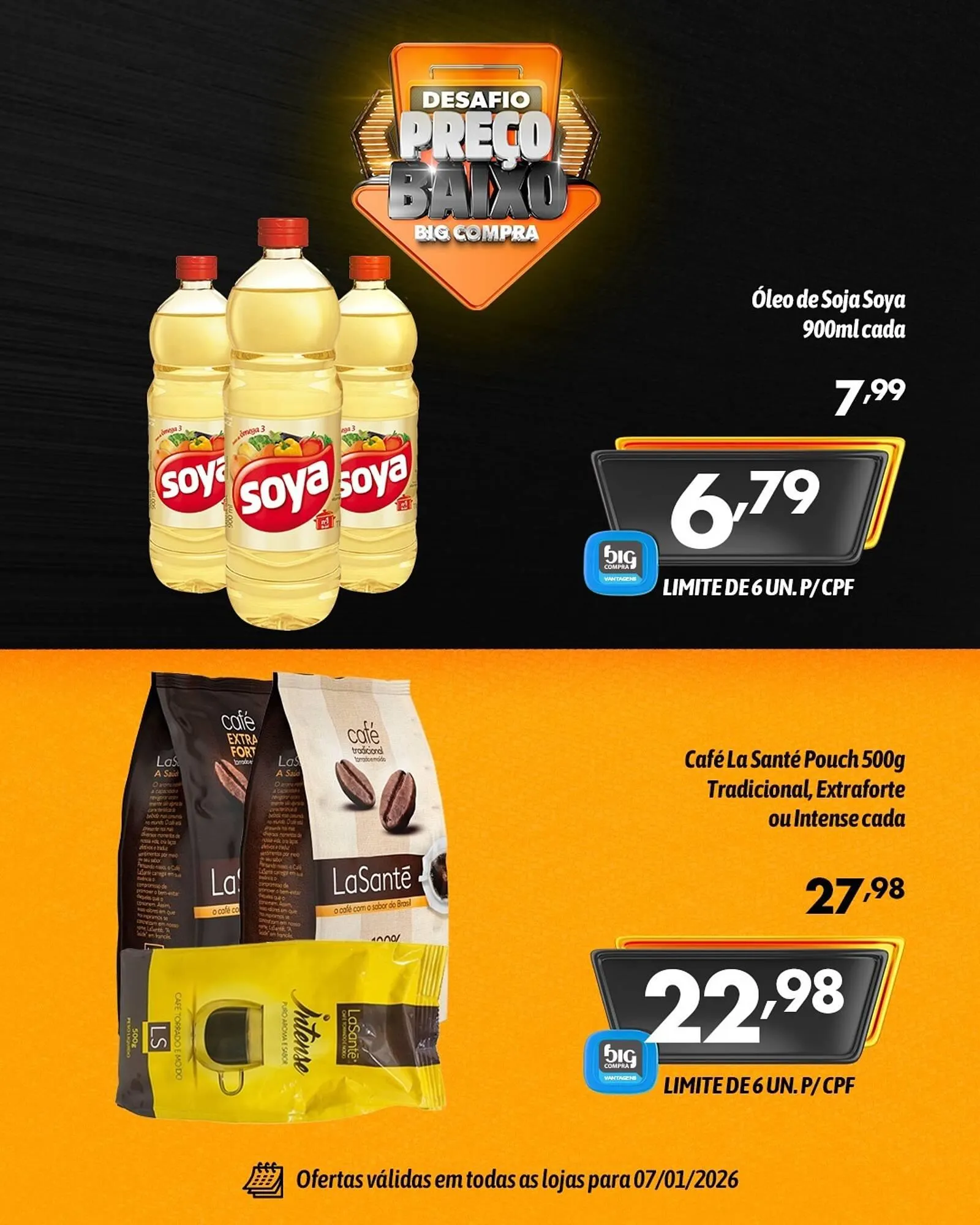 Encarte de Catálogo Supermercados Big Compra 7 de janeiro até 7 de janeiro 2026 - Pagina 2