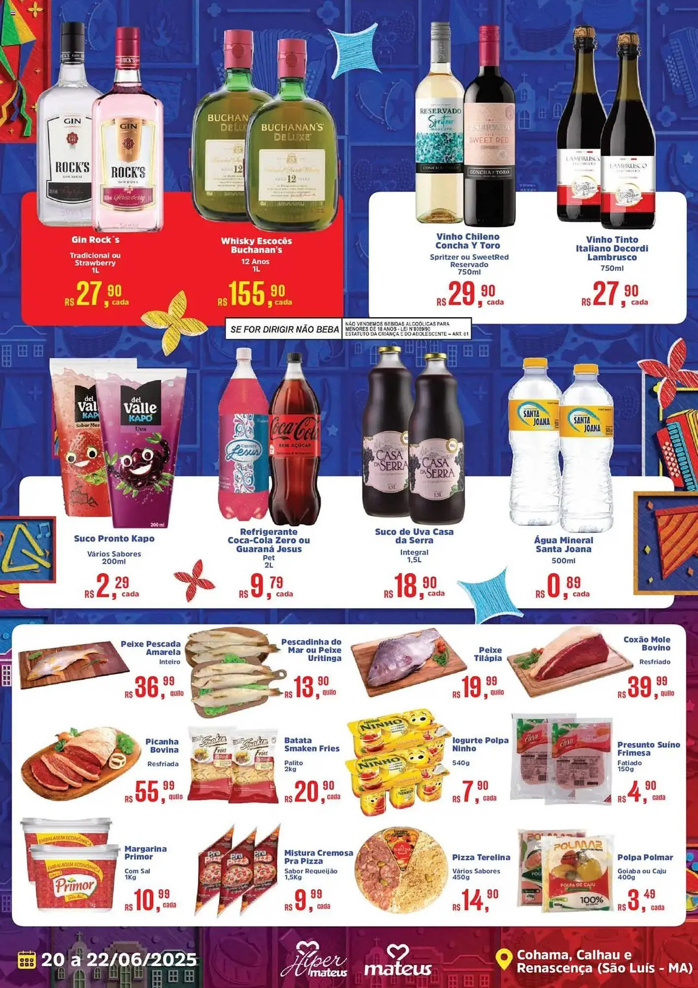 Encarte de Catálogo Supermercados Mateus 20 de junho até 22 de junho 2025 - Pagina 2