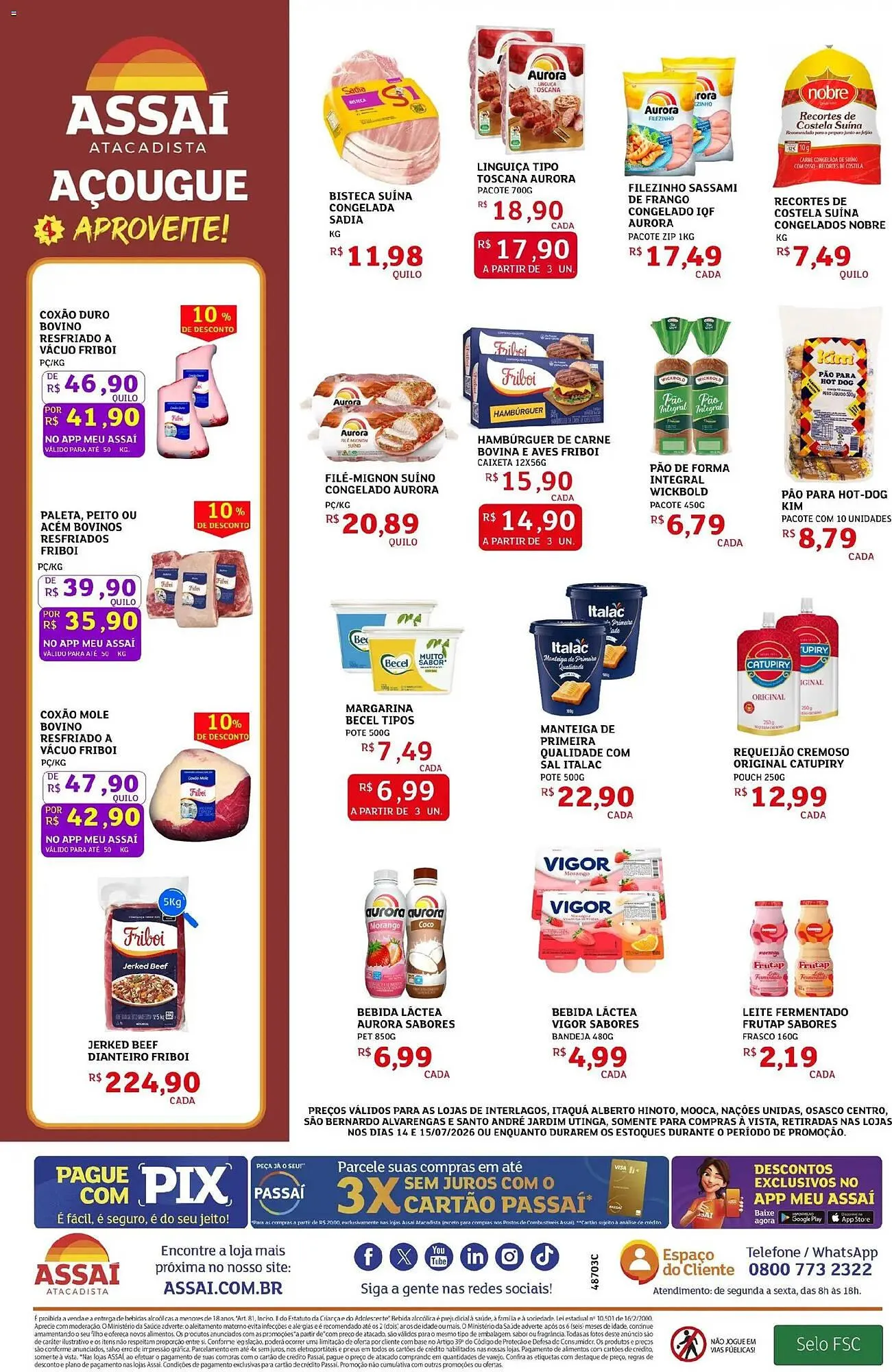 Encarte de Encarte Assaí Atacadista 14 de julho até 15 de julho 2026 - Pagina 2