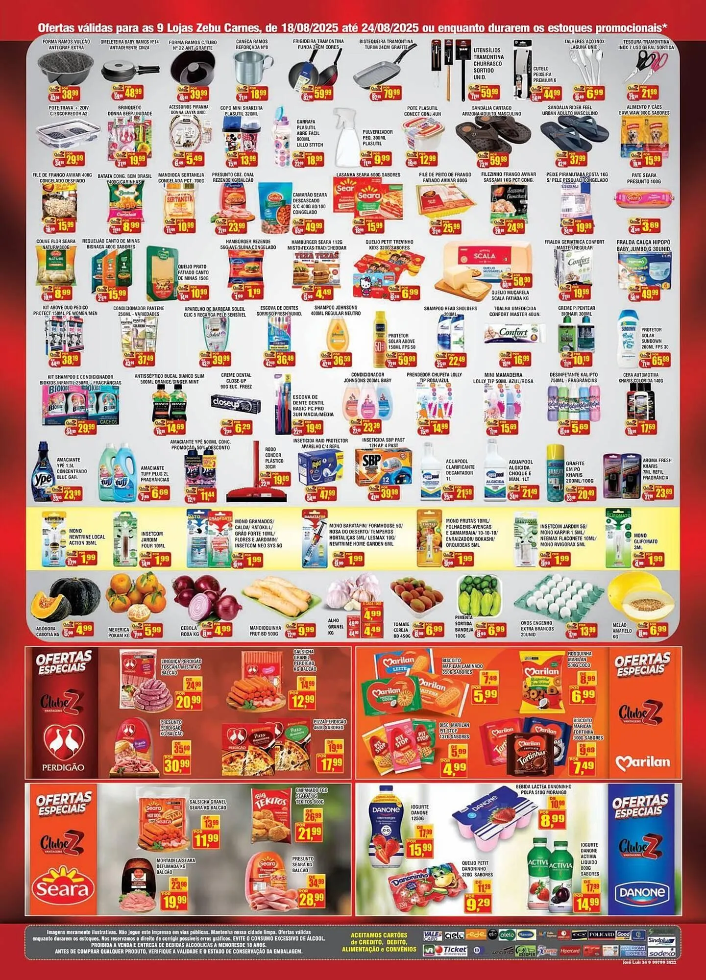 Encarte de Catálogo Zebu Carnes Supermercados 18 de agosto até 24 de agosto 2025 - Pagina 2