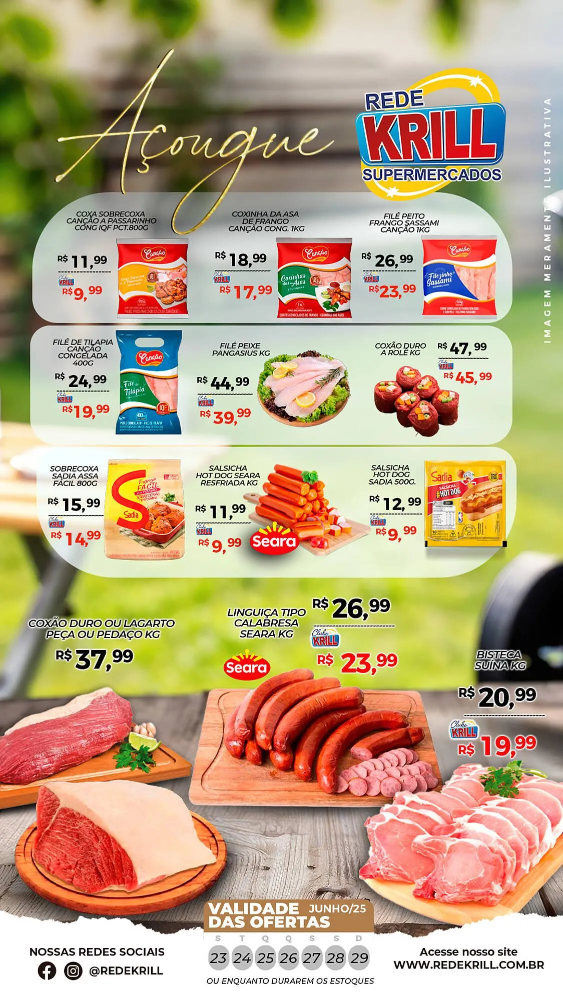 Encarte de Catálogo Rede Krill 23 de junho até 29 de junho 2025 - Pagina 1