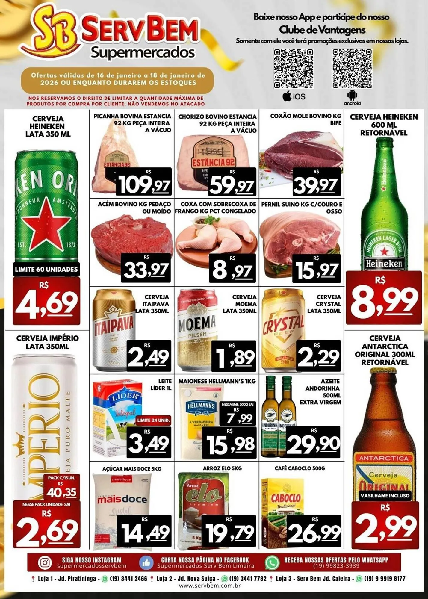 Encarte de Catálogo ServBem 16 de janeiro até 18 de janeiro 2026 - Pagina 1