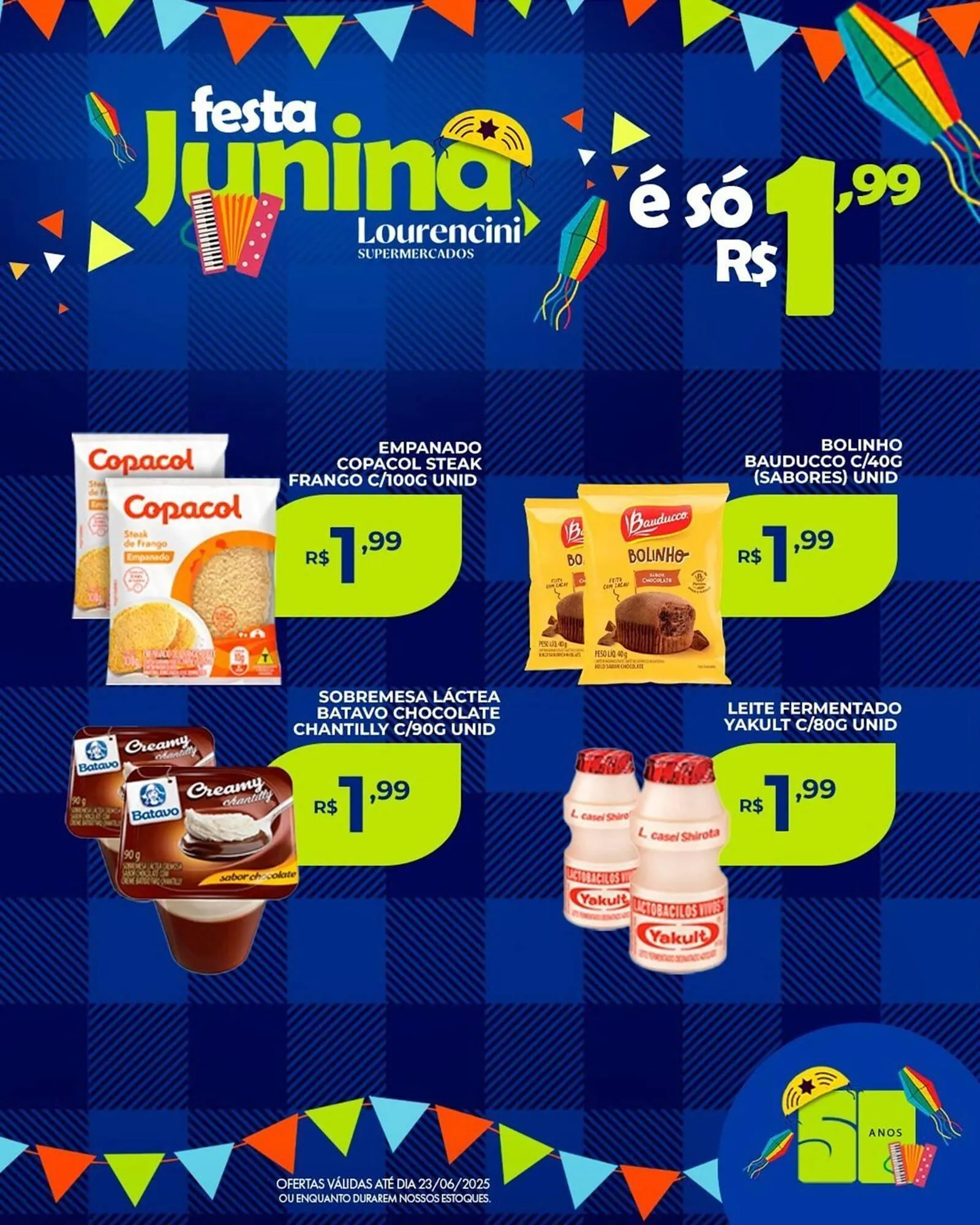 Encarte de Catálogo Lourencini Supermercados 13 de junho até 23 de junho 2025 - Pagina 3
