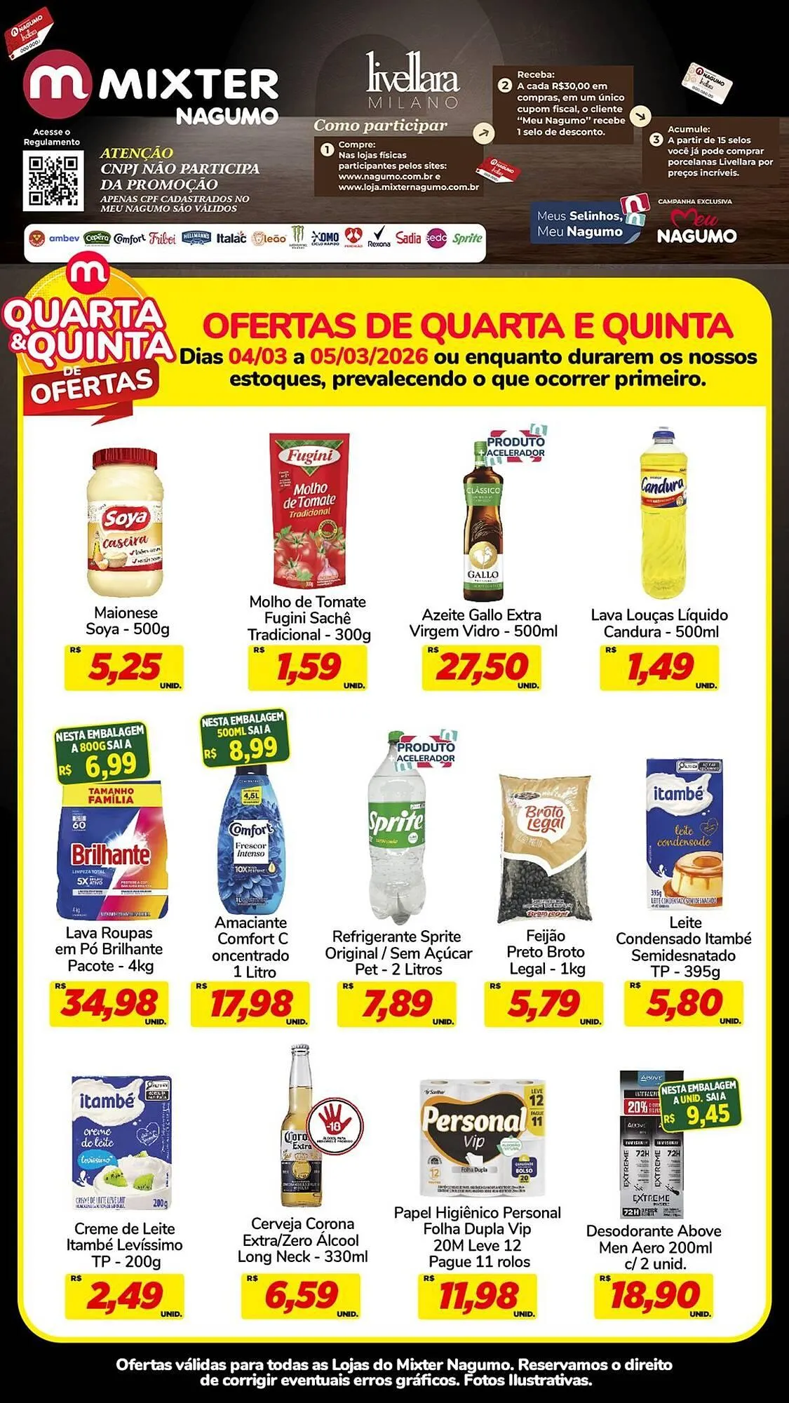 Encarte de Folheto Nagumo 4 de março até 5 de março 2026 - Pagina 1