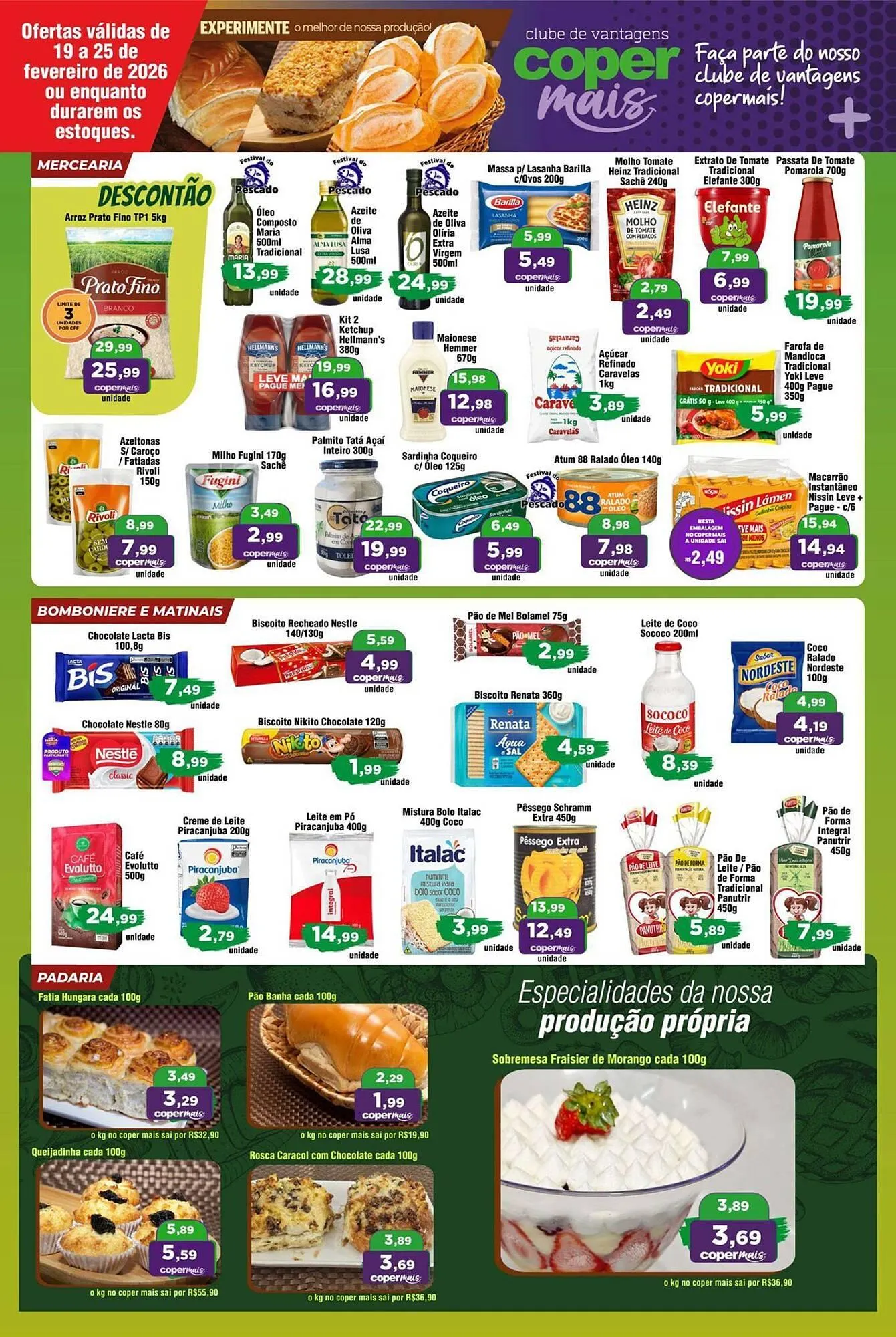 Encarte de Tabloide Copercana 19 de fevereiro até 25 de fevereiro 2026 - Pagina 2
