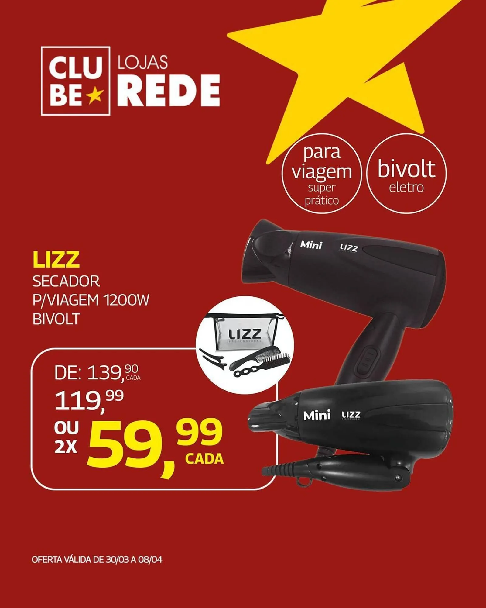 Encarte de Folheto Lojas Rede 30 de março até 8 de abril 2026 - Pagina 7