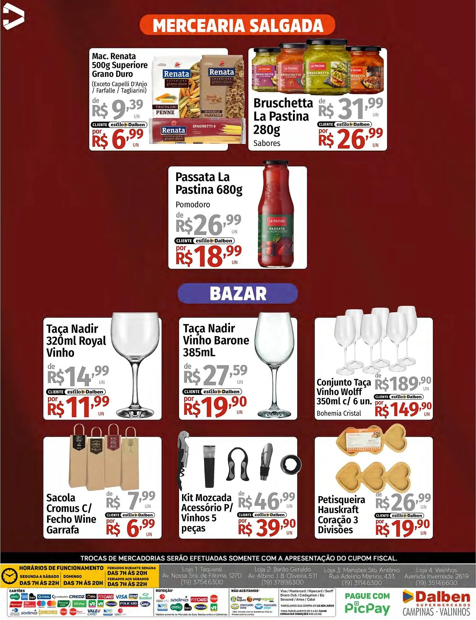 Encarte de Catálogo Supermercado Dalben 27 de março até 29 de março 2026 - Pagina 6