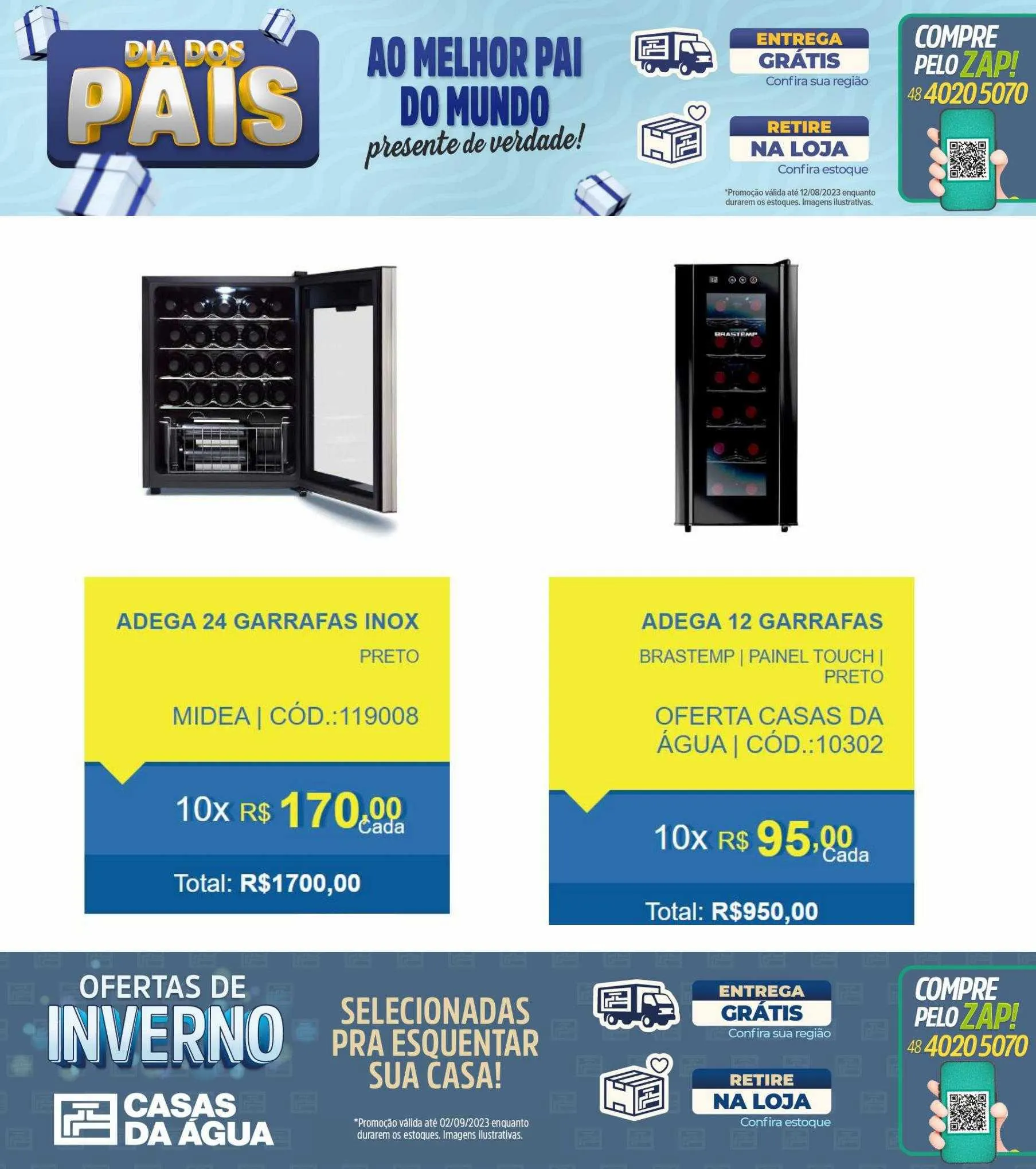 Encarte de Casas Da Água Folheto 22 de julho até 4 de agosto 2023 - Pagina 1