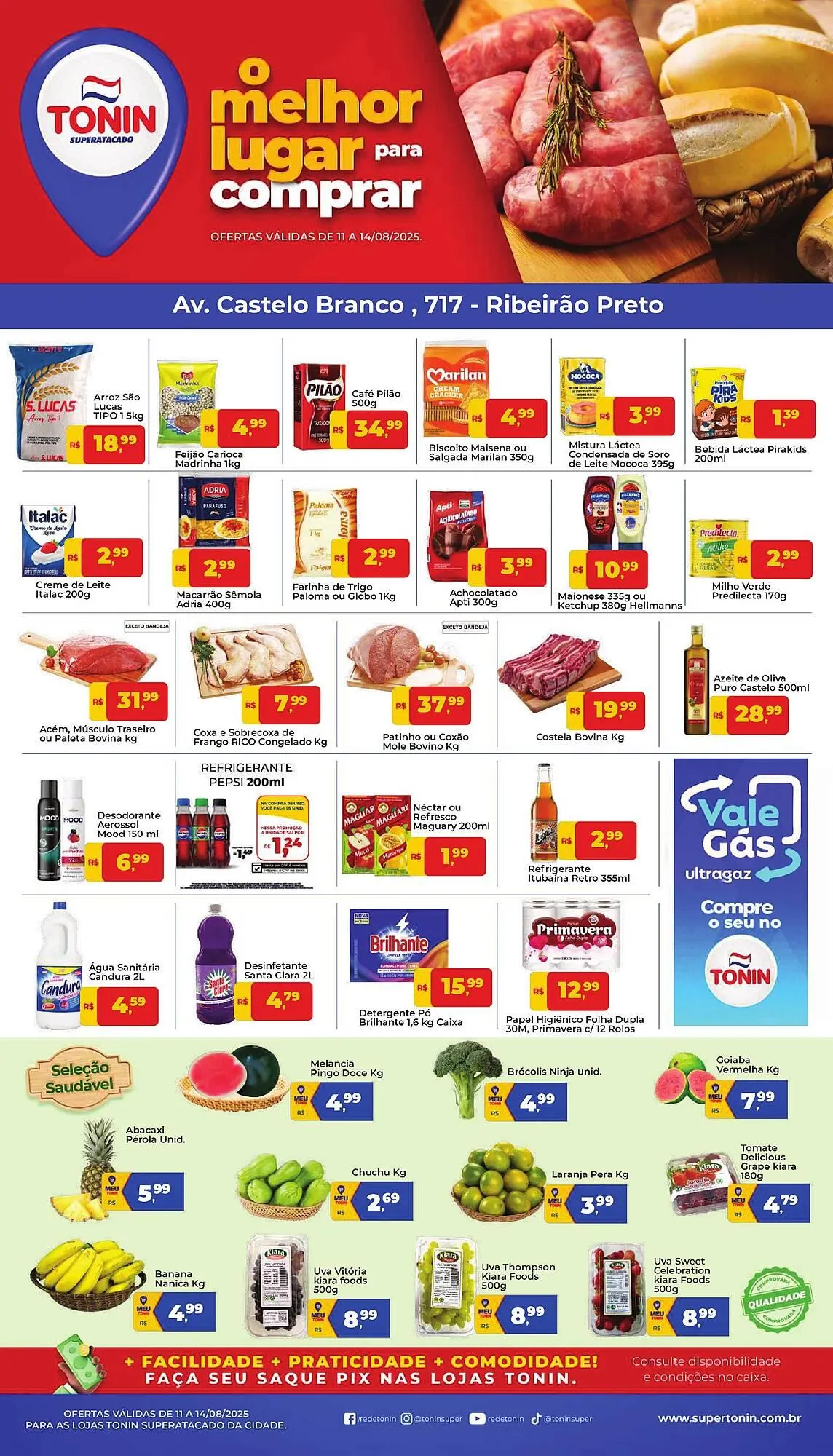 Encarte de Catálogo Tonin Superatacado 11 de agosto até 14 de agosto 2025 - Pagina 1