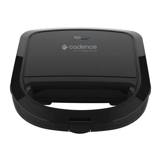 Grill Sanduicheira Cadence Toast & Grill, Antiaderente, com Alça, Preto - SAN260