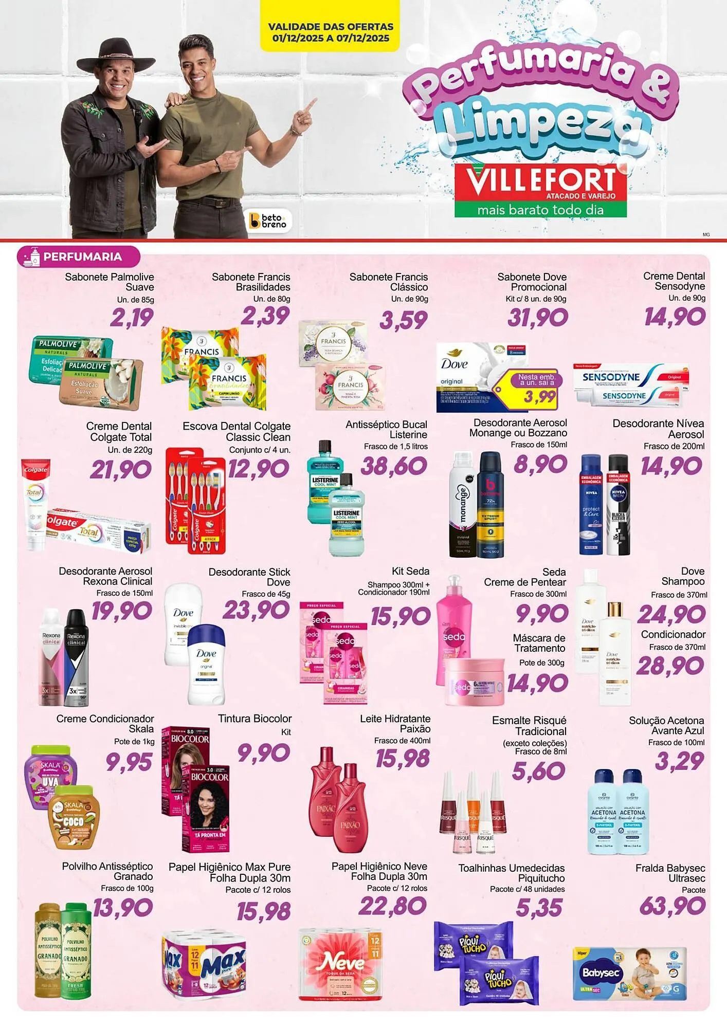 Encarte de Catálogo Villefort Atacadista 1 de dezembro até 7 de dezembro 2025 - Pagina 1