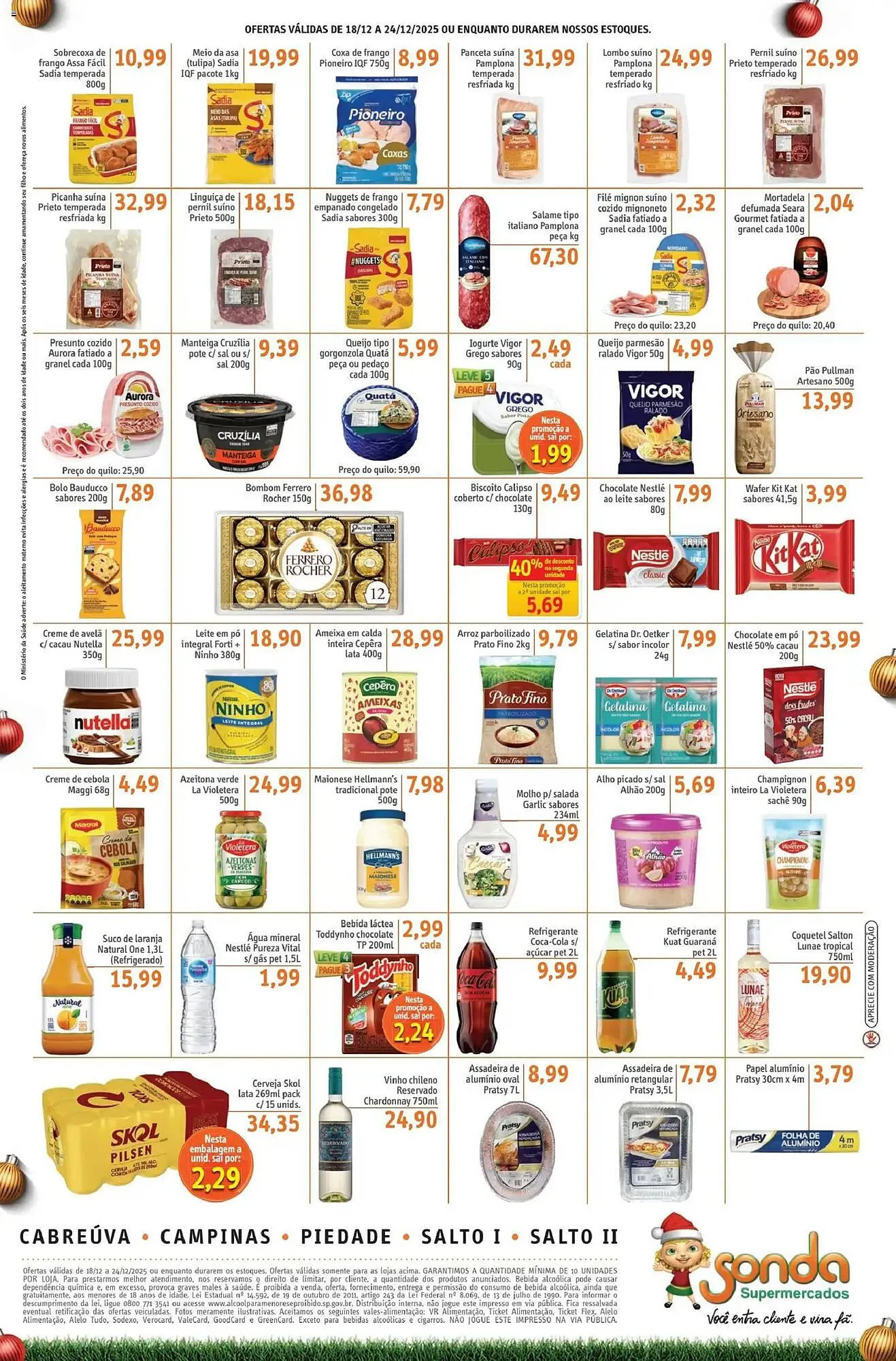 Encarte de Folheto Sonda 18 de dezembro até 25 de dezembro 2025 - Pagina 2