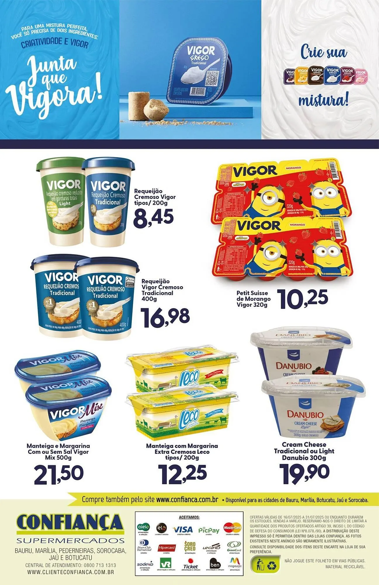 Encarte de Catálogo Confiança Supermercados 16 de julho até 31 de julho 2025 - Pagina 2