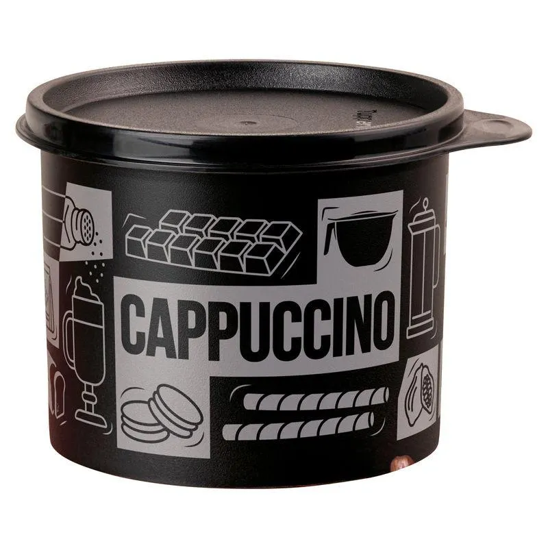 Tupper Redondinha 350gr Pop Box Cappuccino
