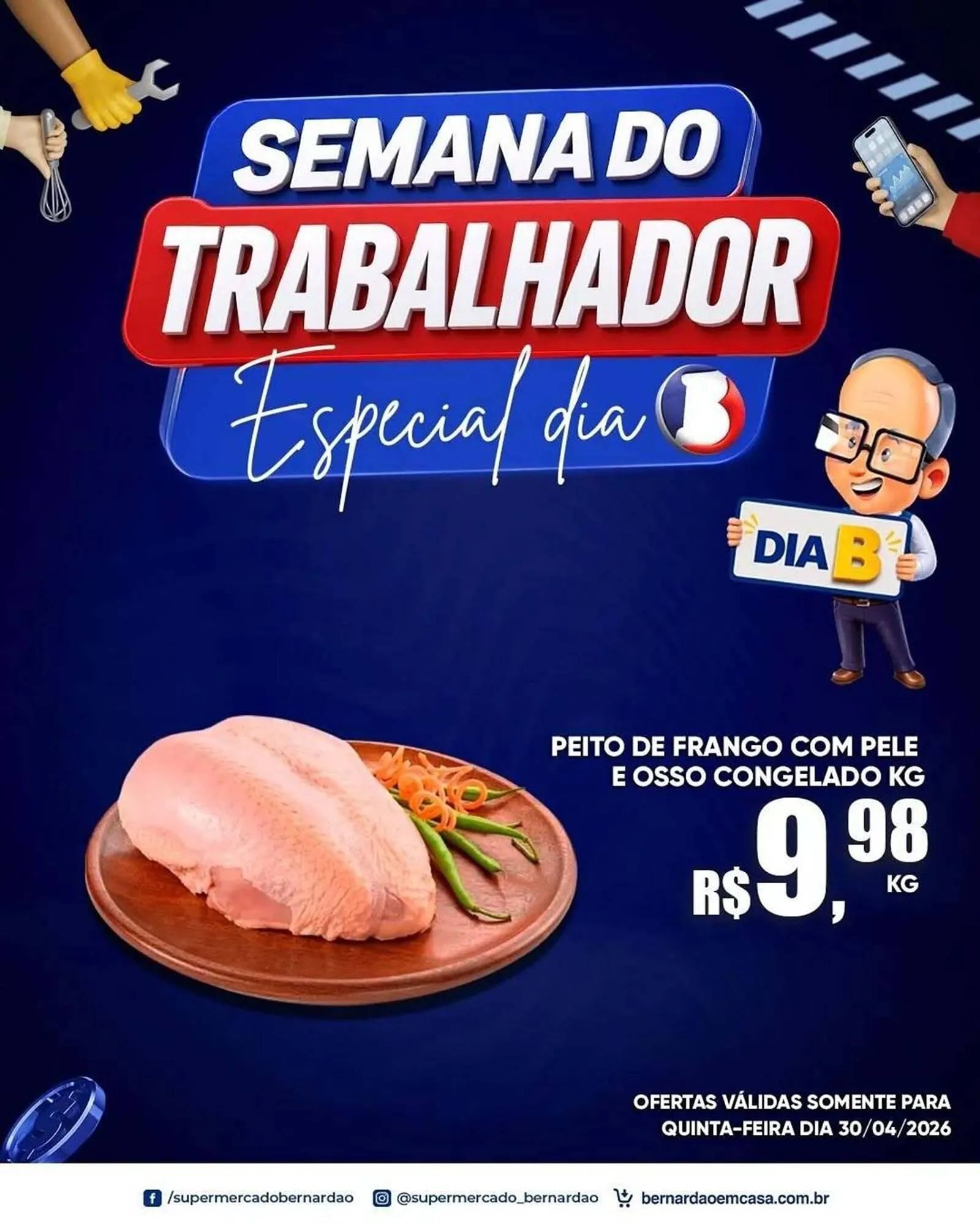 Encarte de Catálogo Supermercado Bernardão 30 de abril até 30 de abril 2026 - Pagina 10