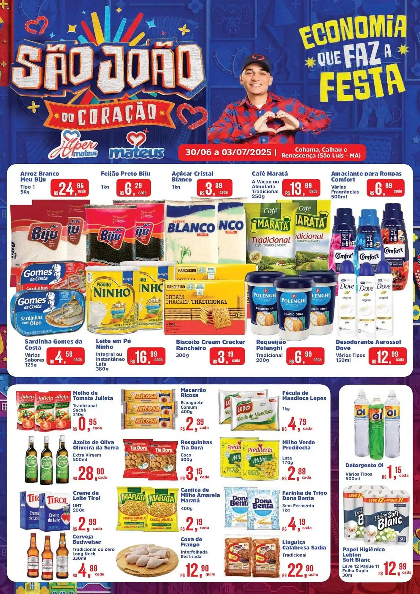Encarte de Catálogo Supermercados Mateus 30 de junho até 4 de julho 2025 - Pagina 1