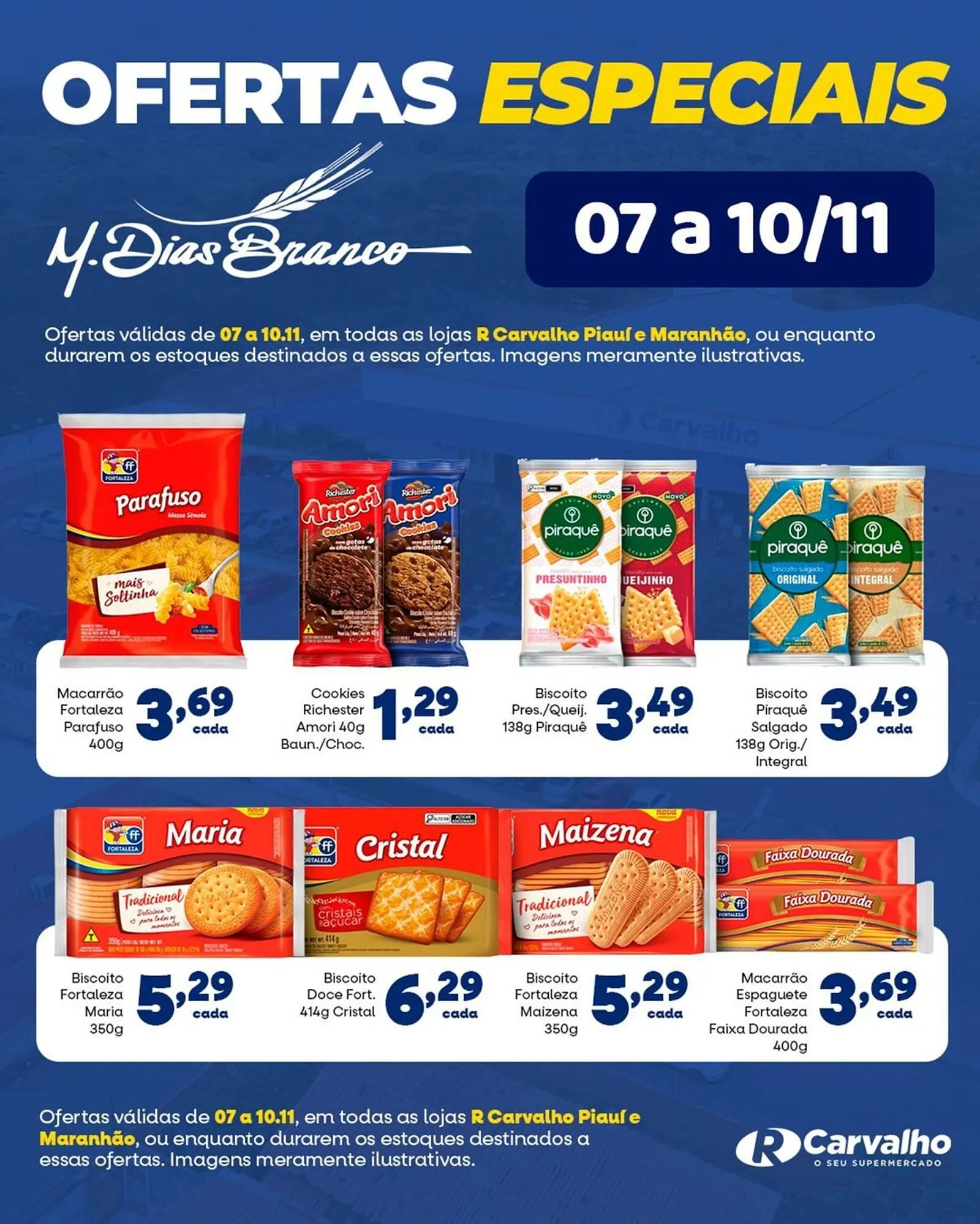 Encarte de Catálogo Carvalho Supermercado 7 de novembro até 10 de novembro 2025 - Pagina 1